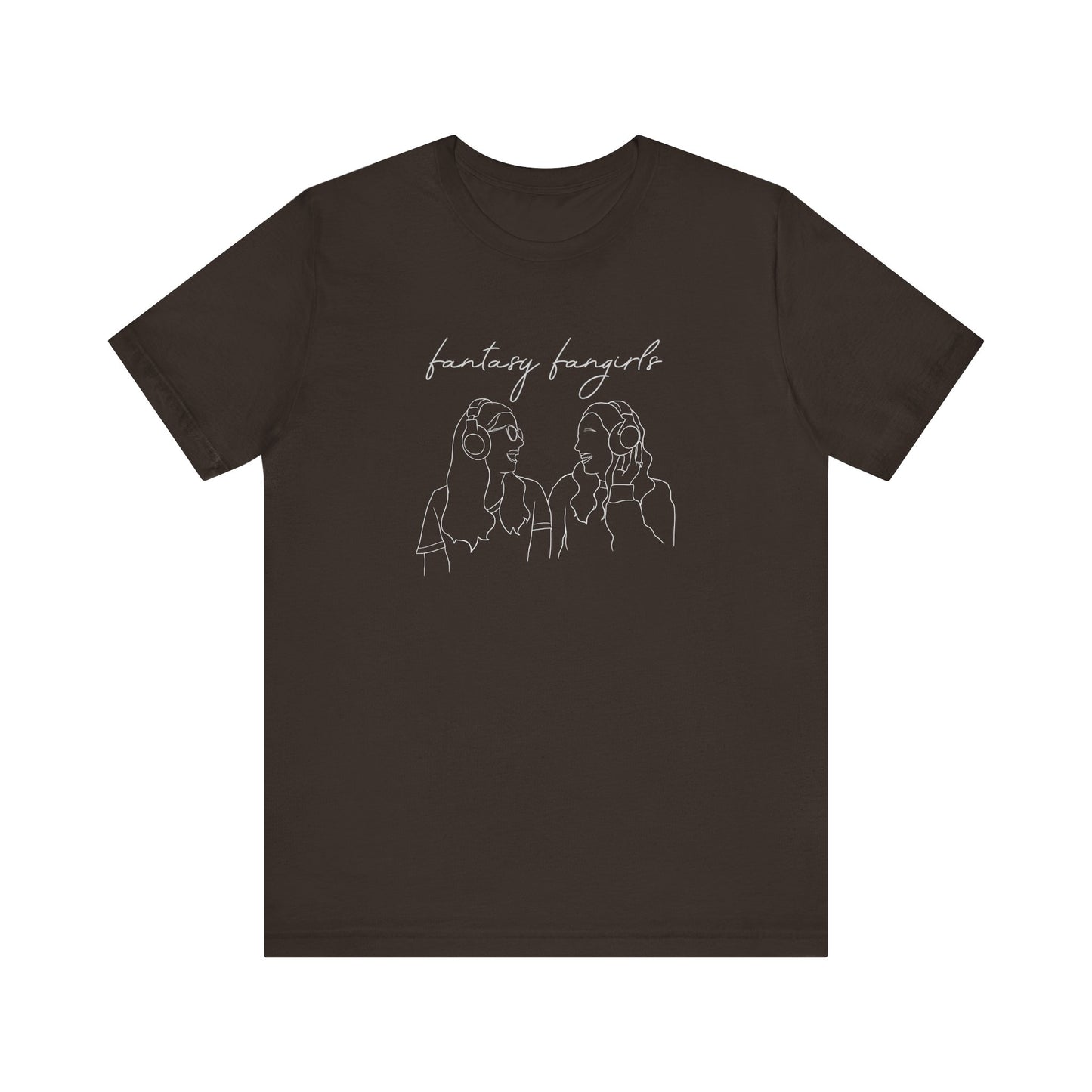 Fantasy Fangirls Minimalist Unisex Short Sleeve Tee