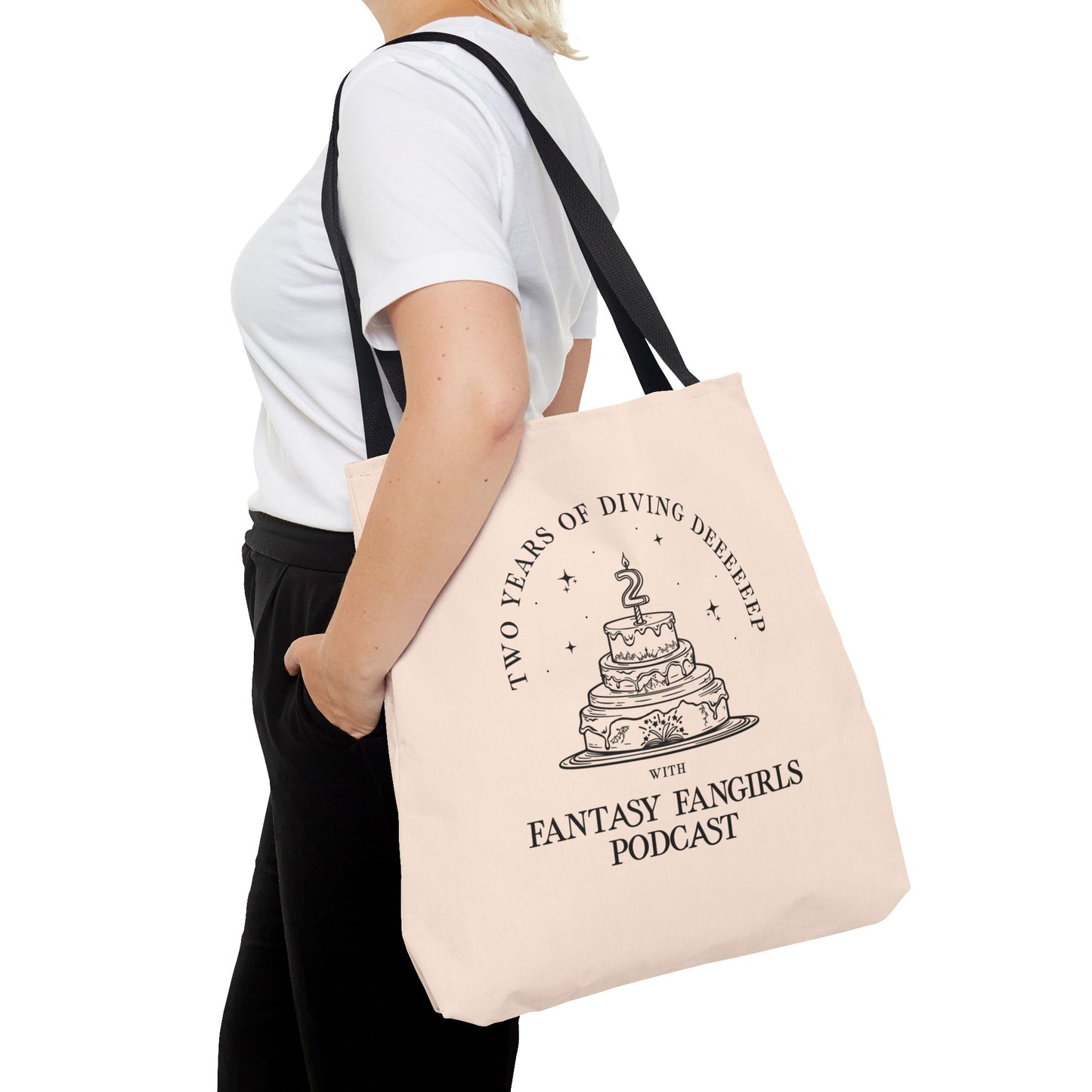 LIMITED TIME: 2 Year Anniversary Birthday Cake Tote Bag
