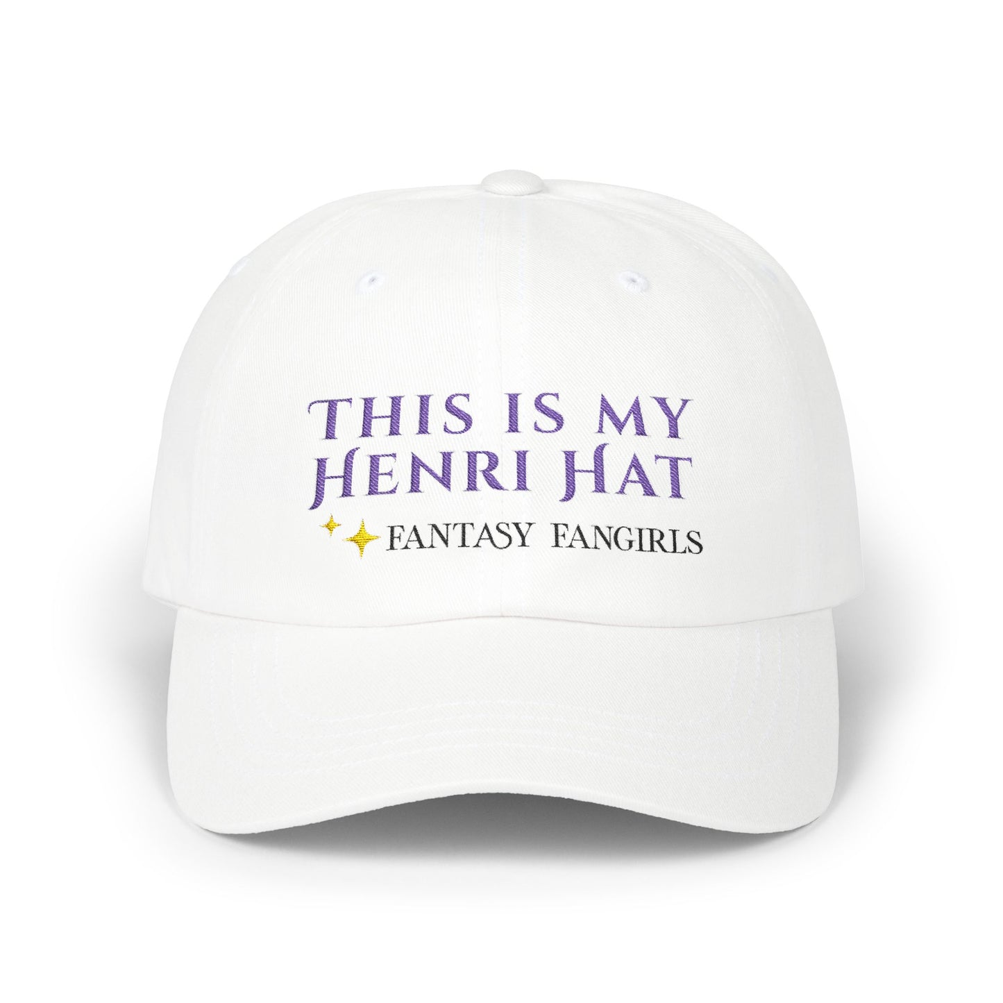 This is My Henri Hat - White, Stone