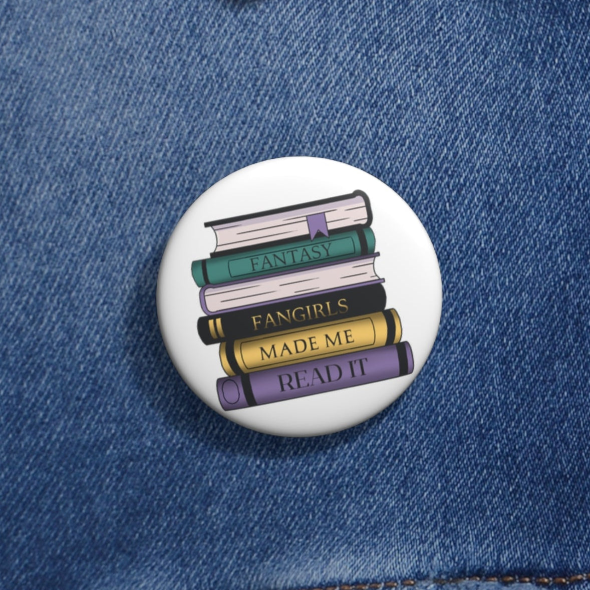 FFG Made Me Read It Pin Buttons