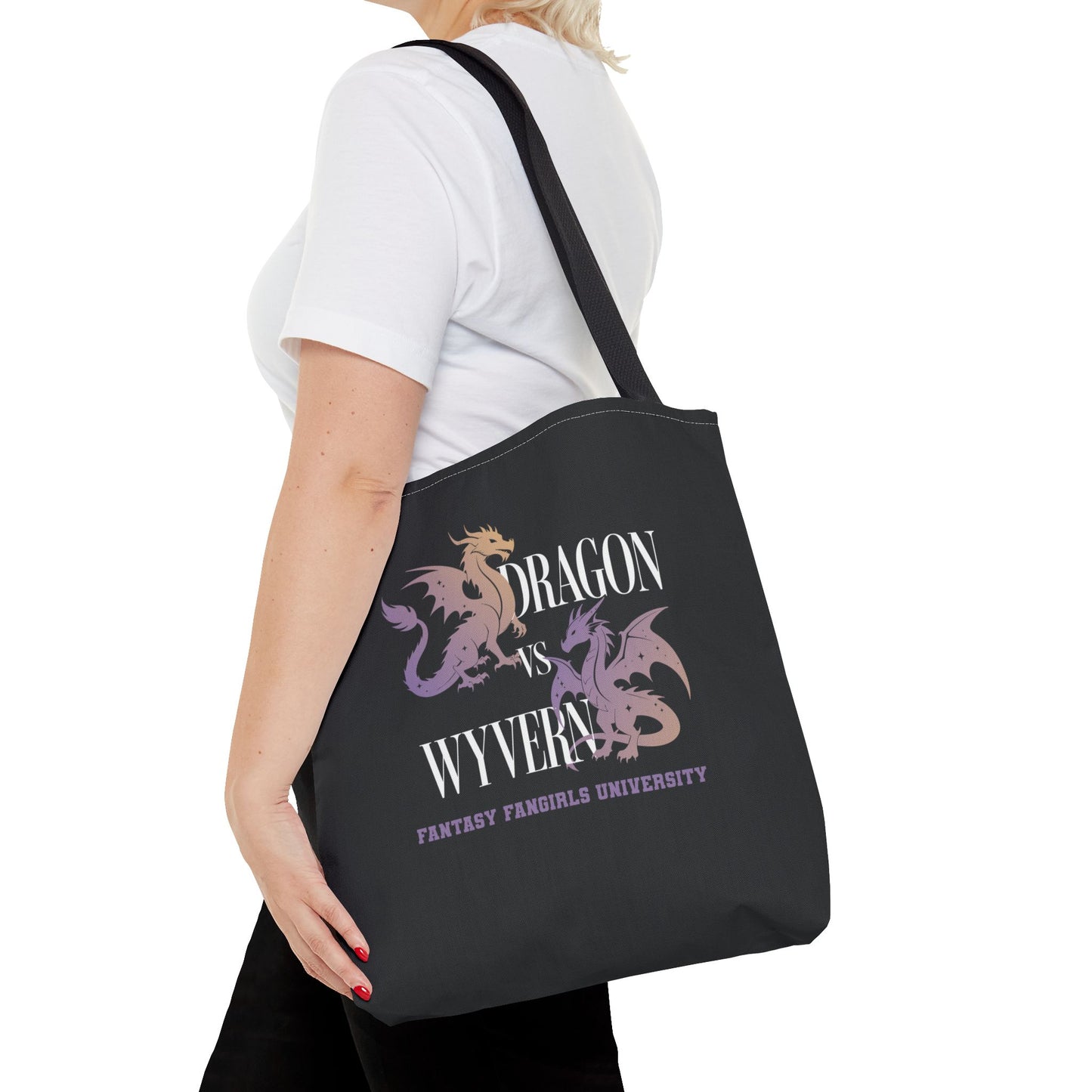 Dragon vs. Wyvern Tote Bag