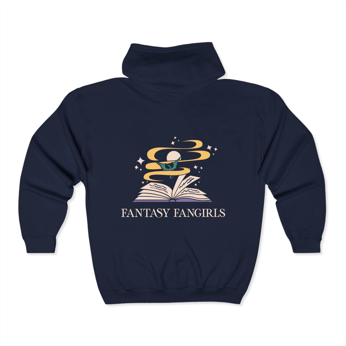 Fantasy Fangirls Logo Unisex Zip-Up Hoodie