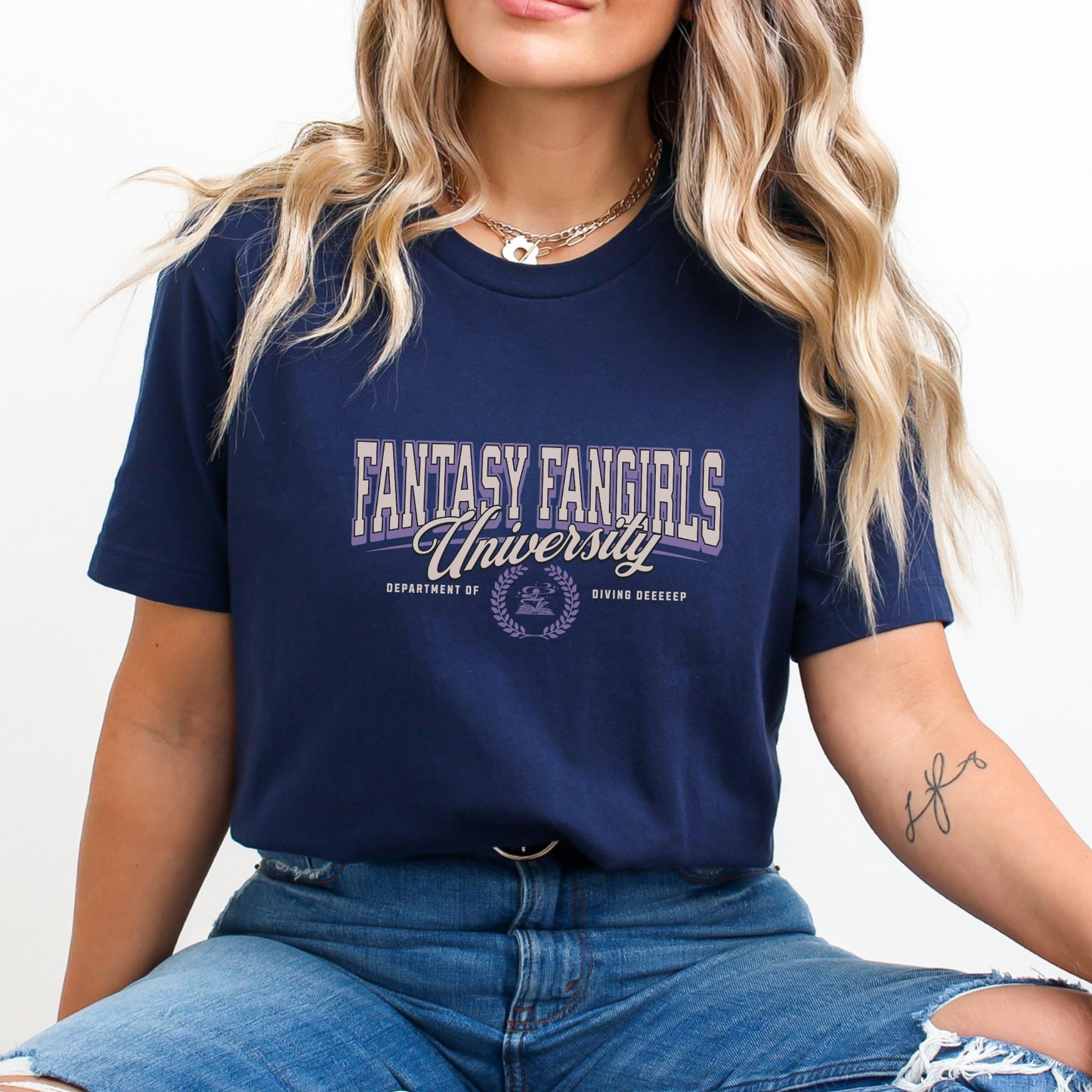 Fantasy Fangirls University Unisex Tee