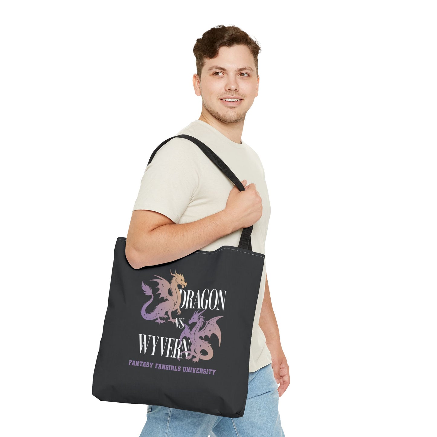 Dragon vs. Wyvern Tote Bag