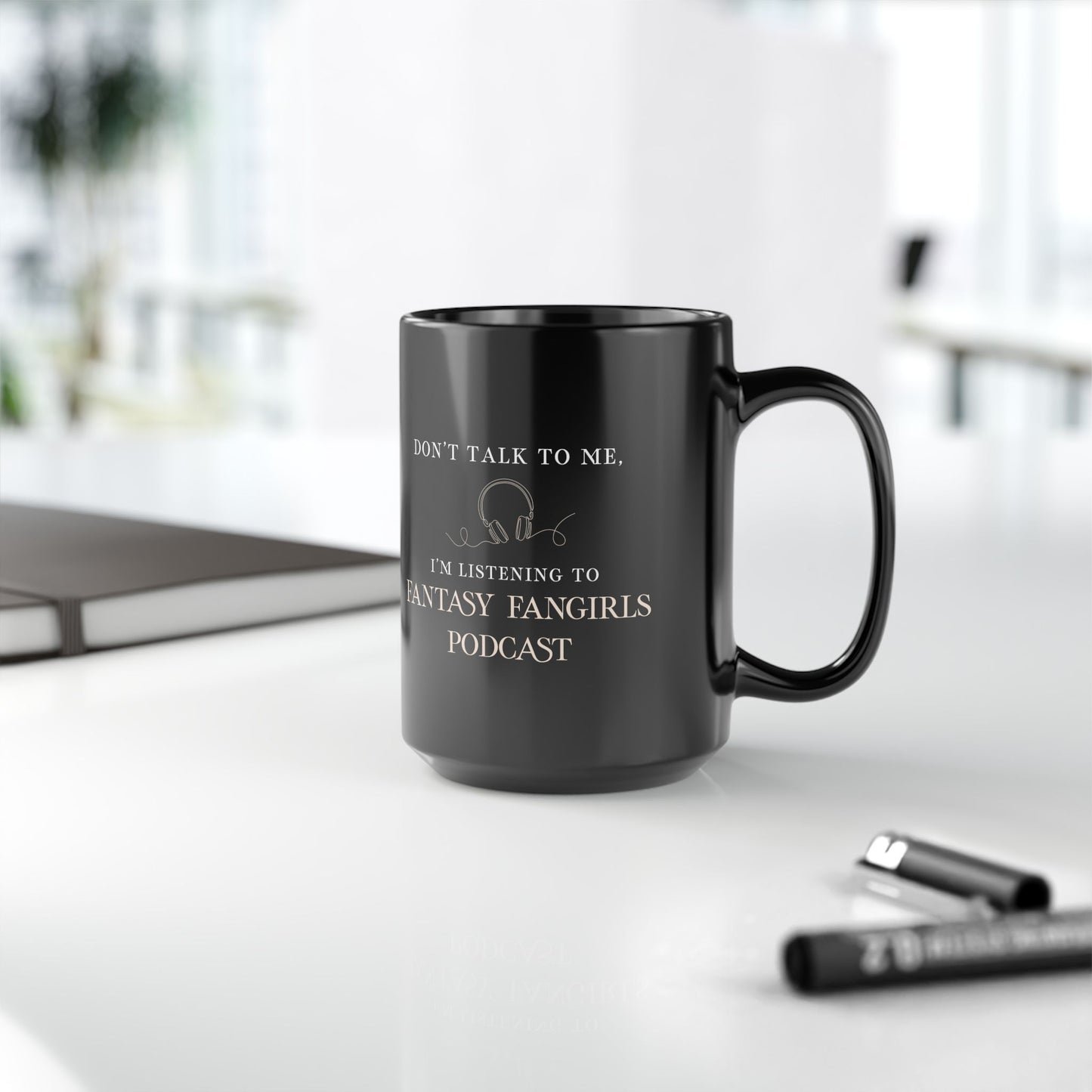 Don't Talk to Me Mug (Black)