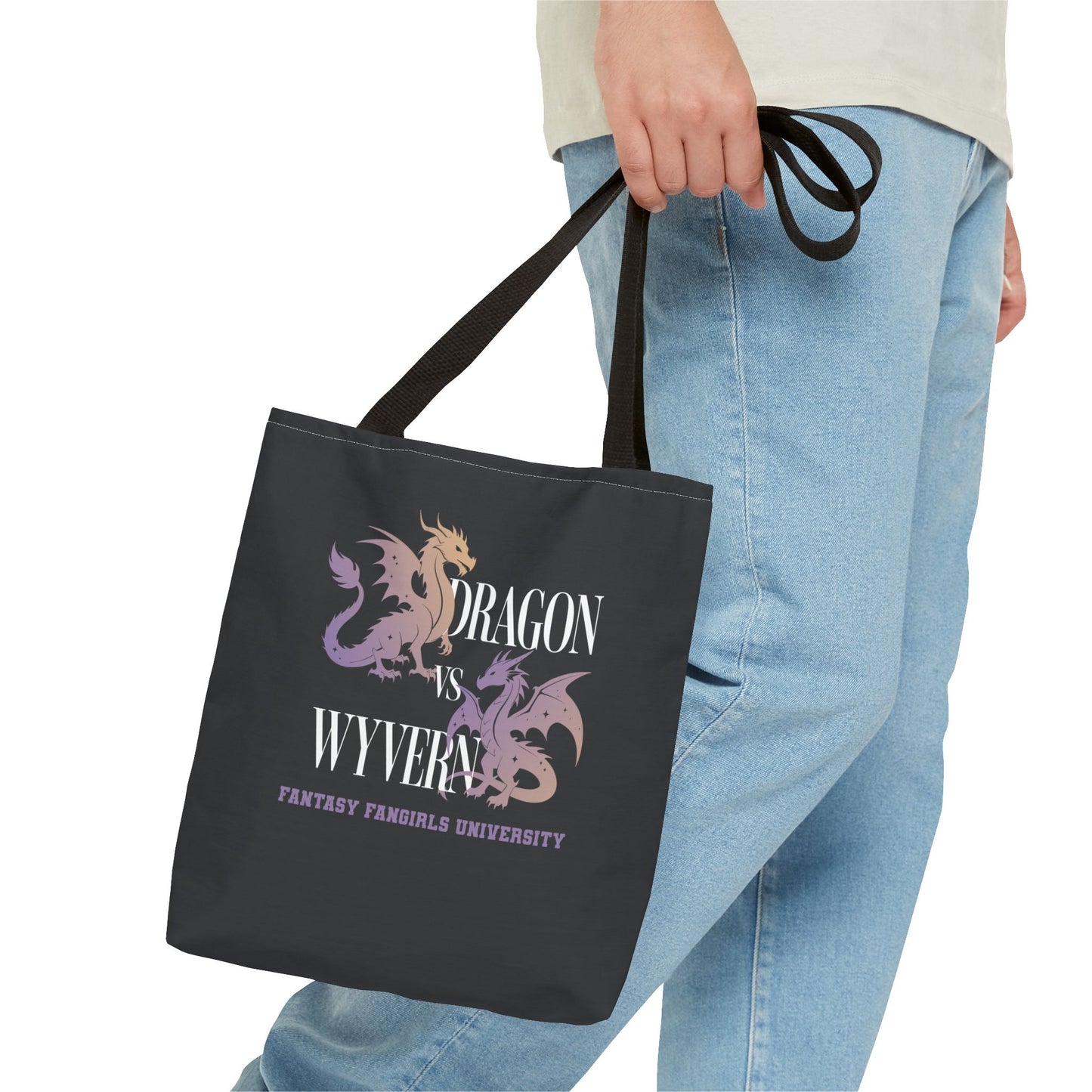 Dragon vs. Wyvern Tote Bag