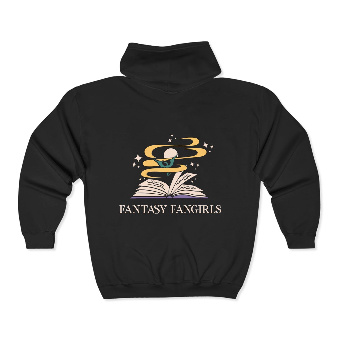 Fantasy Fangirls Logo Unisex Zip-Up Hoodie