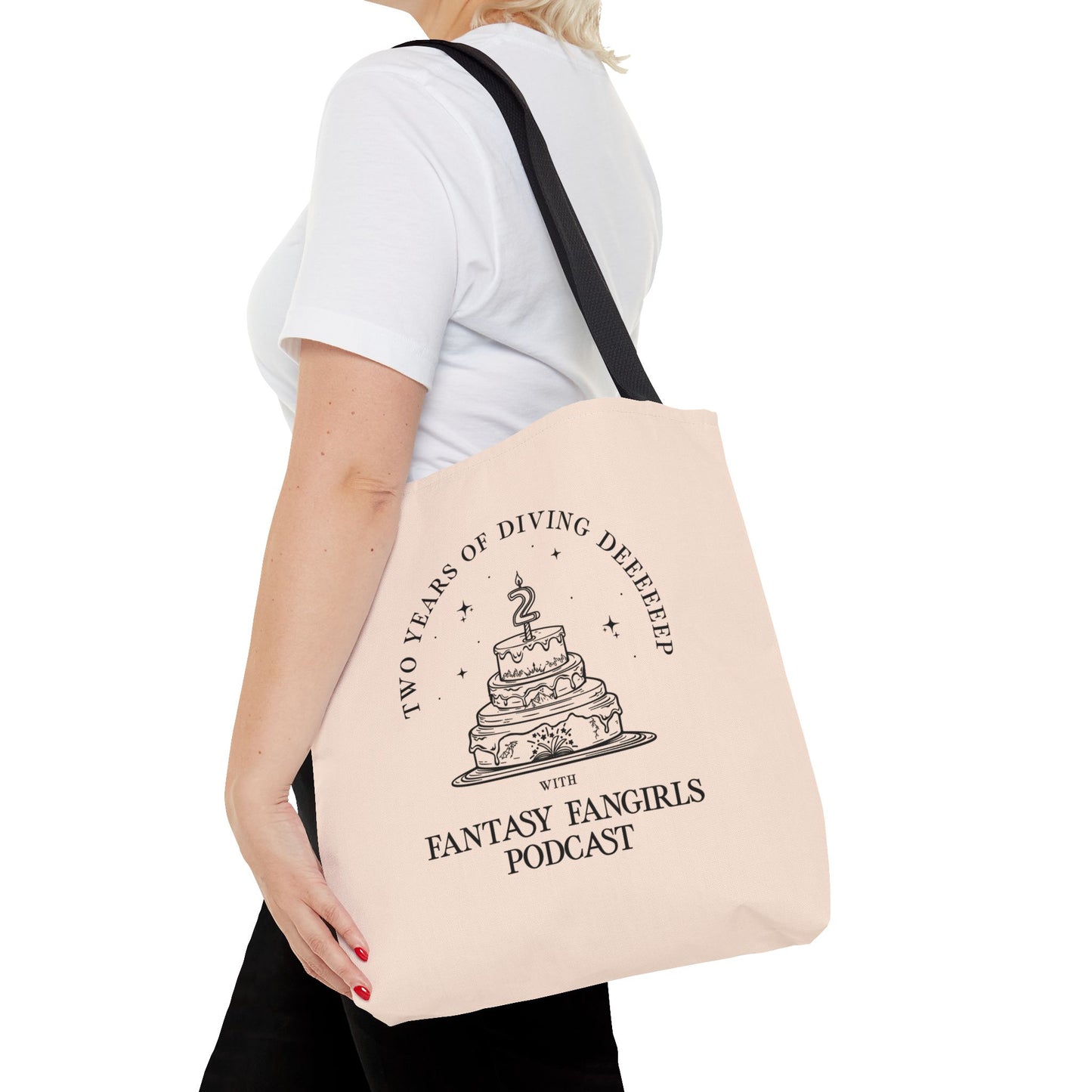 LIMITED TIME: 2 Year Anniversary Birthday Cake Tote Bag