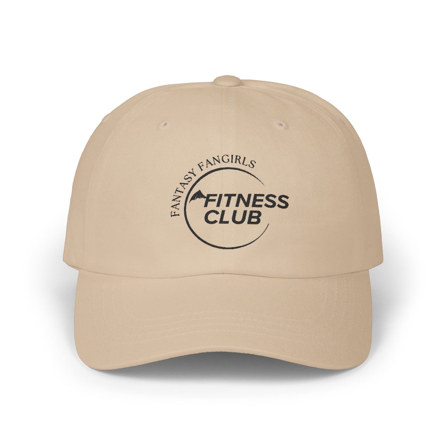 FFG Fitness Club Embroidered Baseball Cap (FanClub) (White, Pink, Light Blue, Tan)