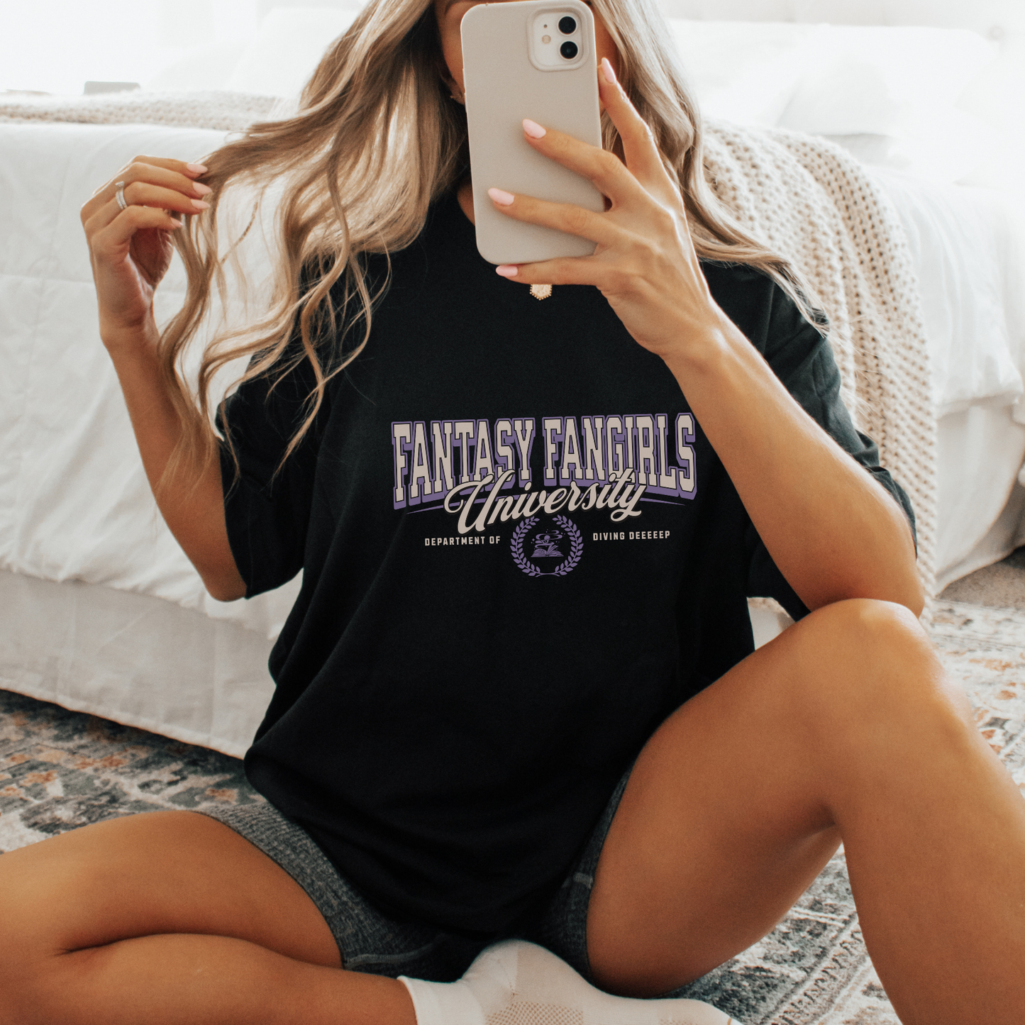 Fantasy Fangirls University Unisex Tee