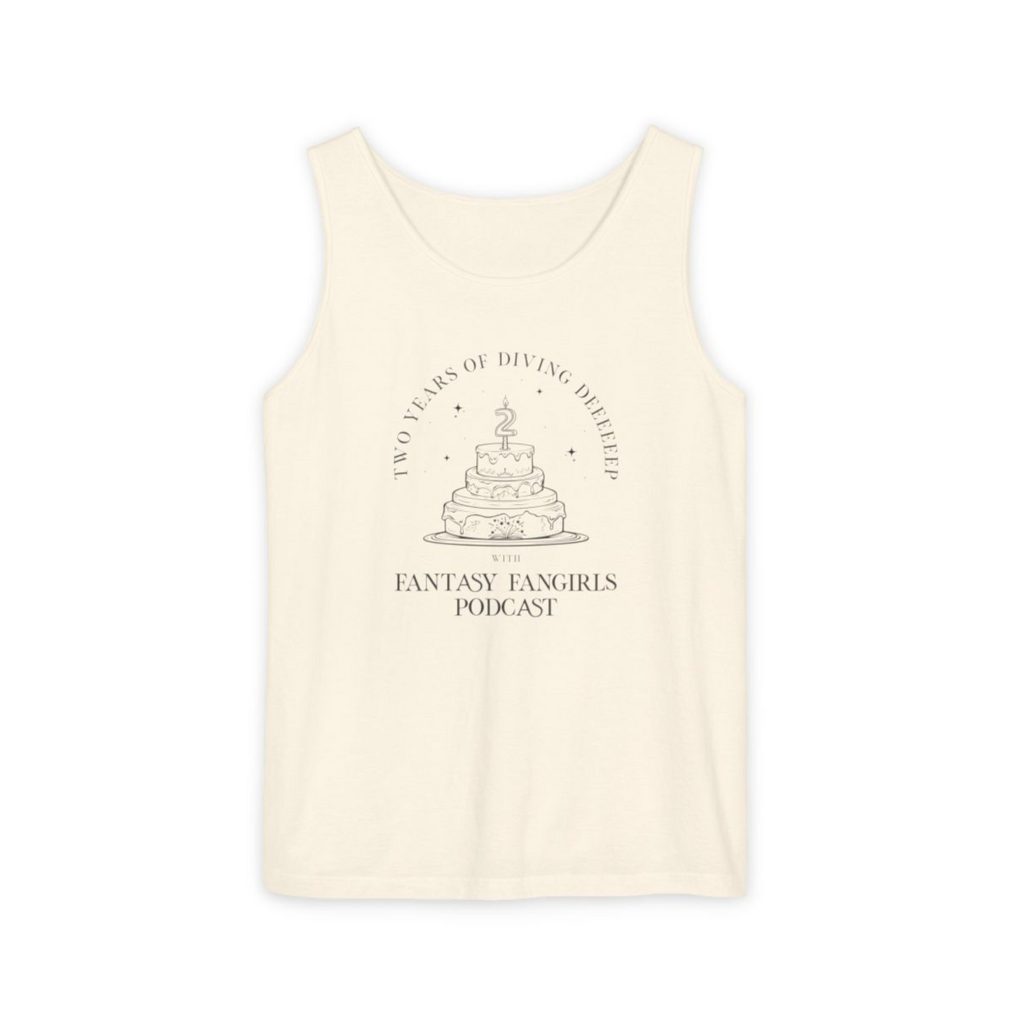 LIMITED TIME: 2 Year Anniversary Birthday Cake Unisex Tank Top