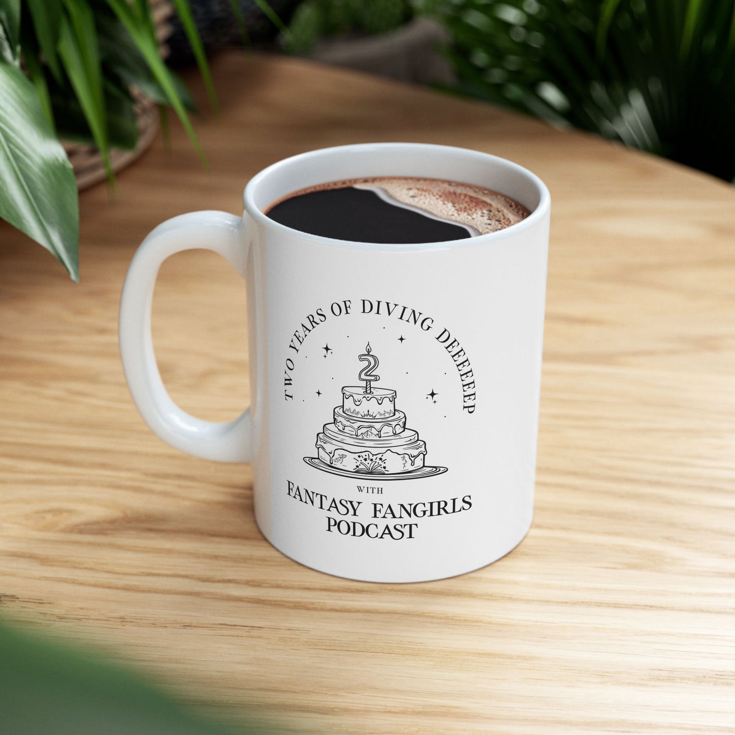 LIMITED TIME: 2 Year Anniversary Birthday Cake Mug