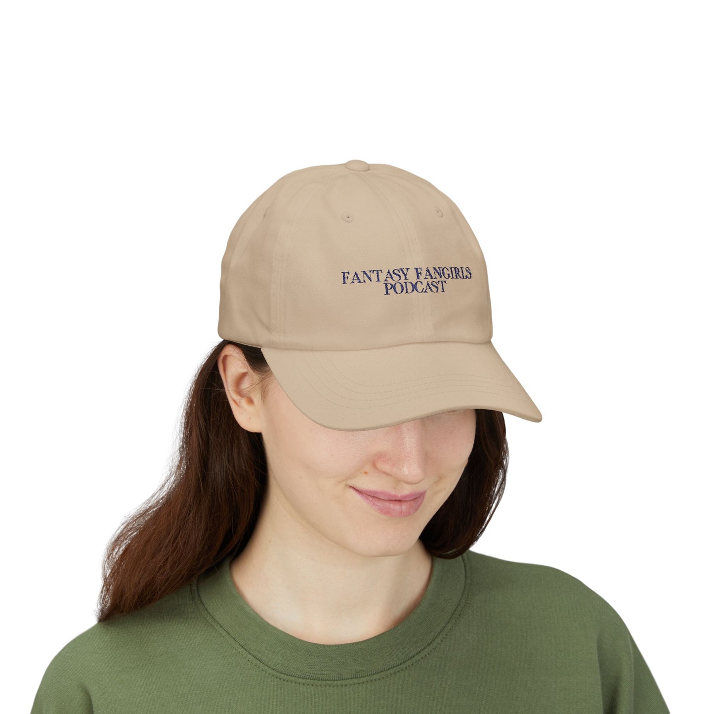 Fantasy Fangirls Embroidered Baseball Cap (White, Pink, Stone, Light Blue)