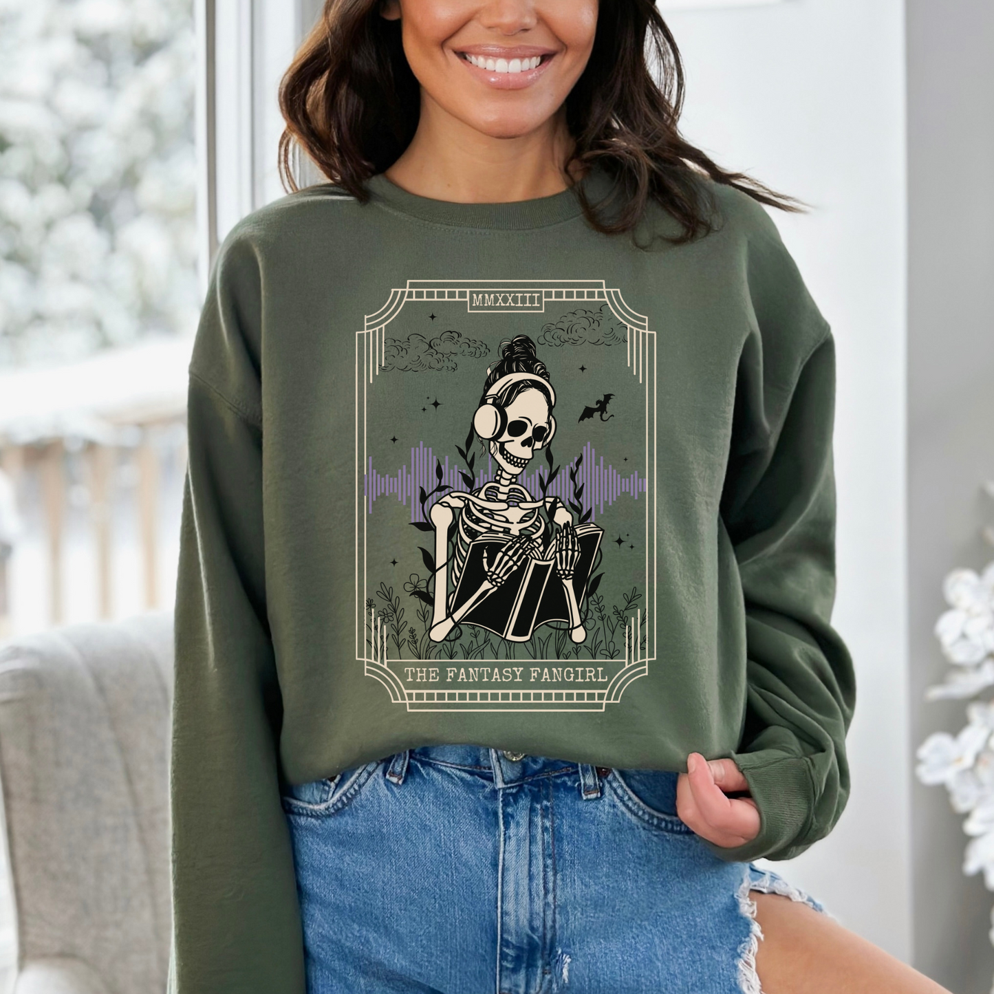 The Fantasy Fangirl Unisex Crewneck Sweatshirt