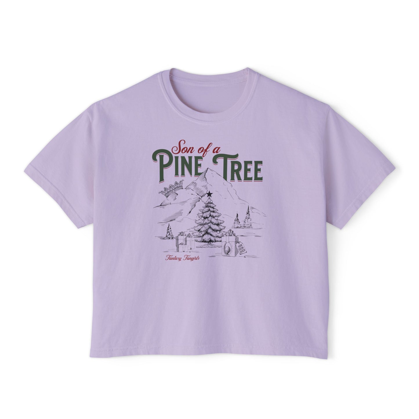 Son of a Pine Tree Sketch Women's Crop Top