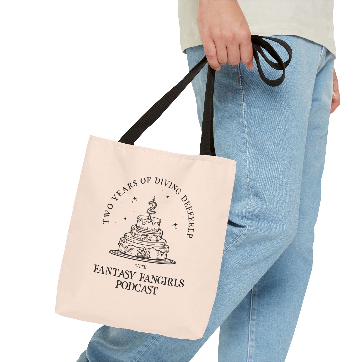 LIMITED TIME: 2 Year Anniversary Birthday Cake Tote Bag