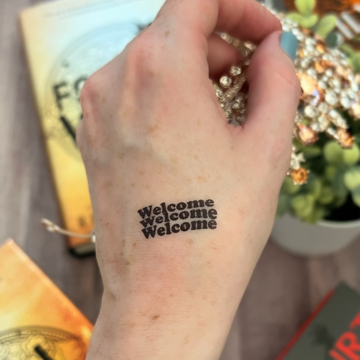 Fantasy Fangirls Temporary Tattoo Sheet