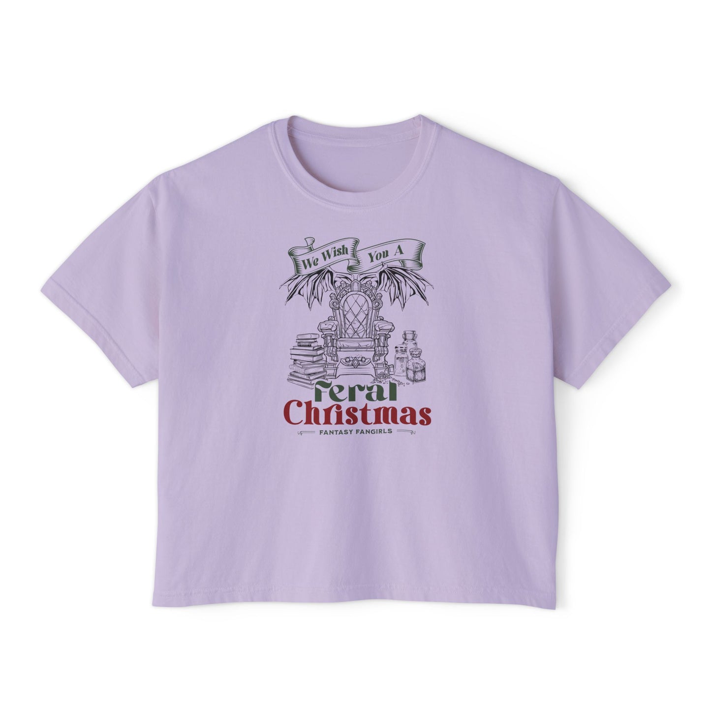 Feral Christmas Women's Crop Top