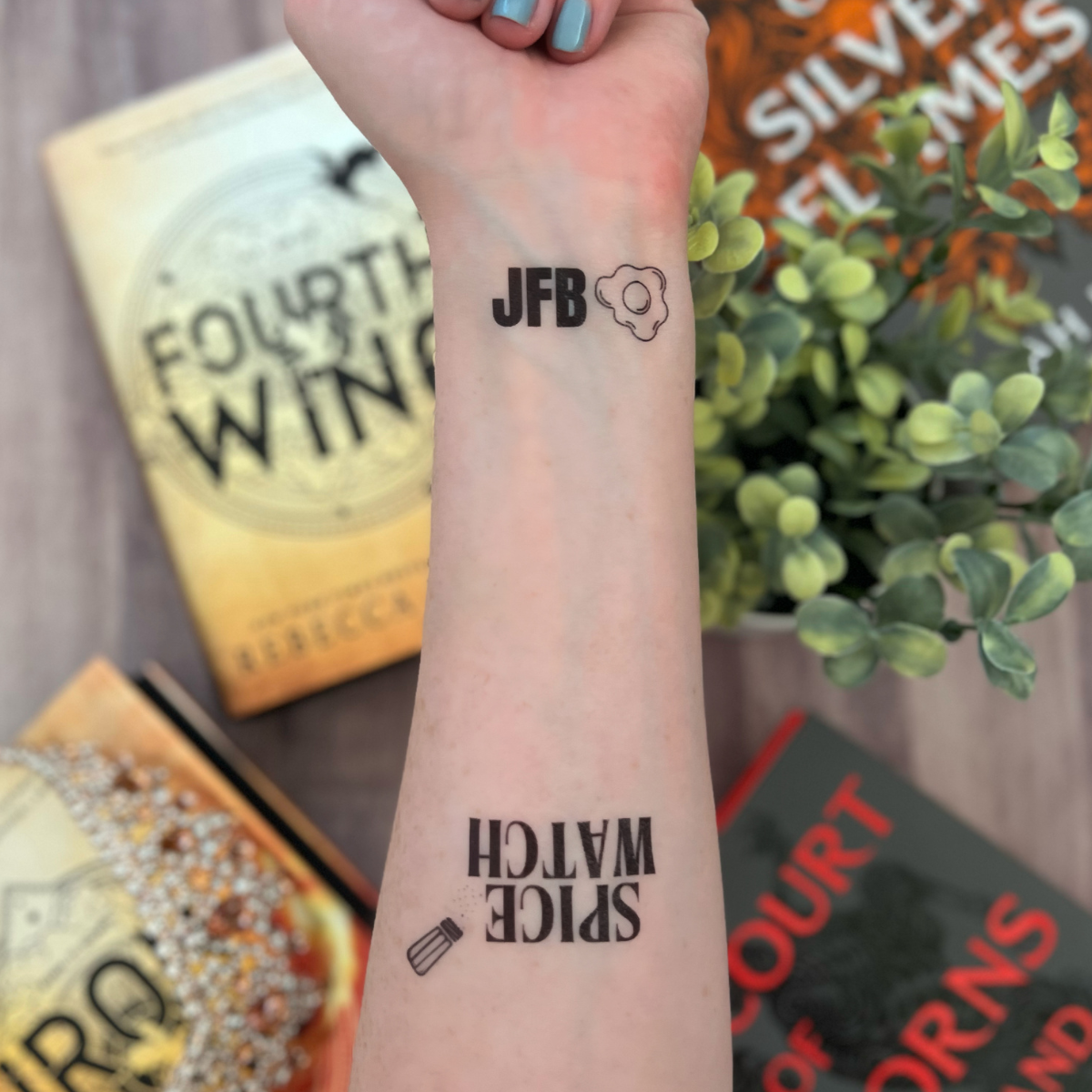 Fantasy Fangirls Temporary Tattoo Sheet