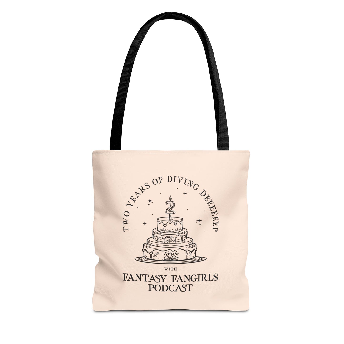 LIMITED TIME: 2 Year Anniversary Birthday Cake Tote Bag