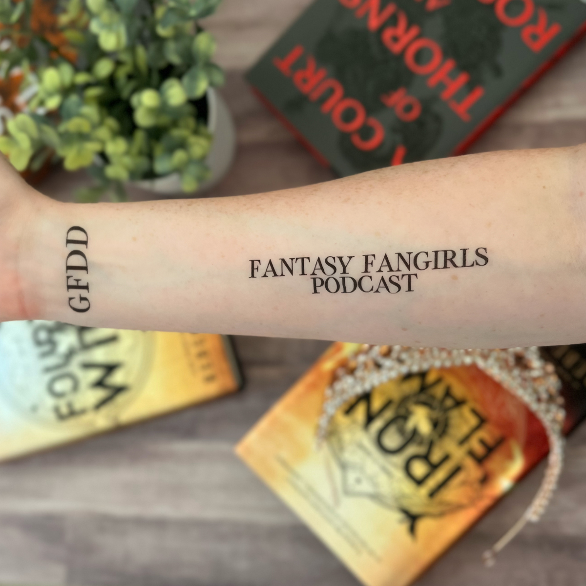 Fantasy Fangirls Temporary Tattoo Sheet