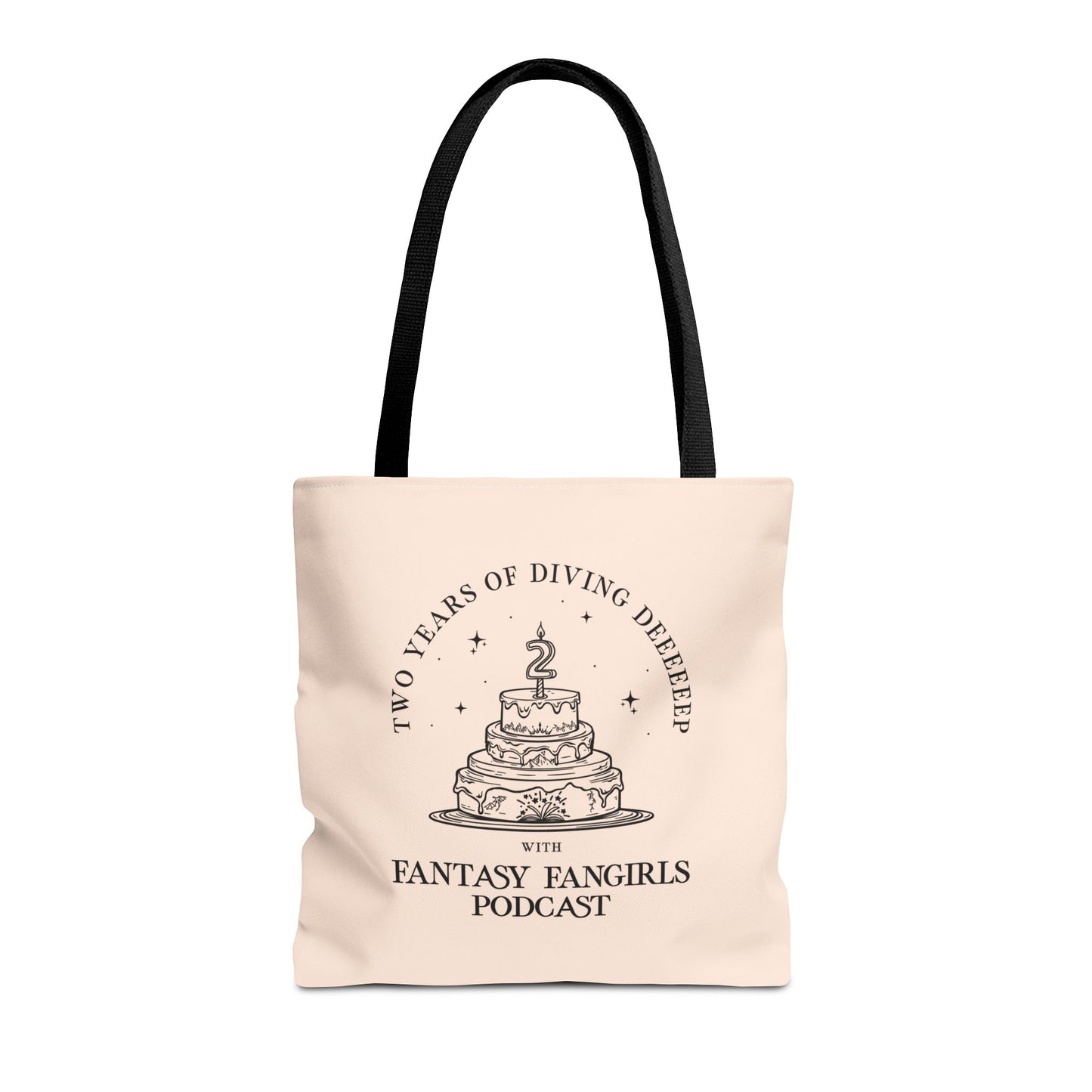 LIMITED TIME: 2 Year Anniversary Birthday Cake Tote Bag