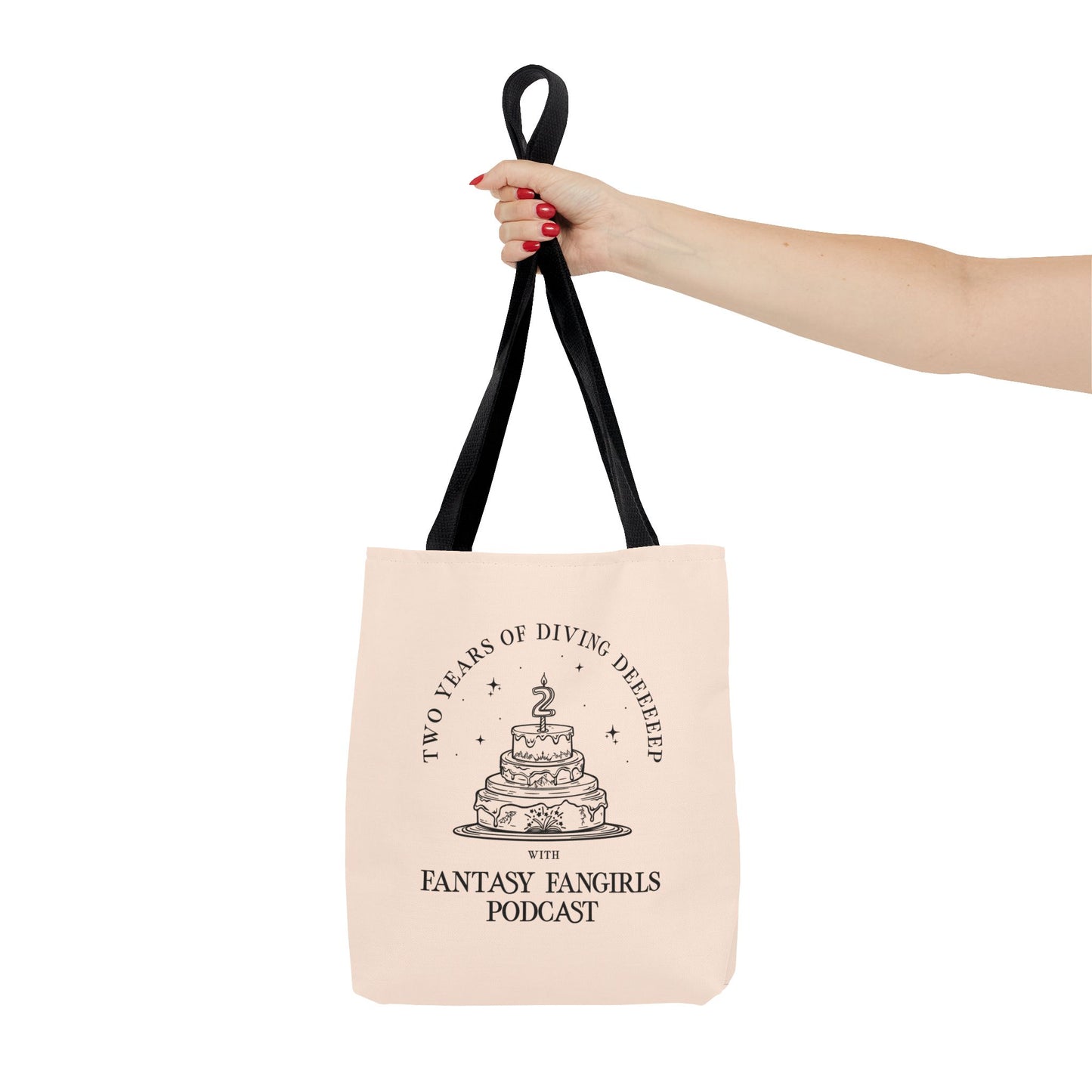 LIMITED TIME: 2 Year Anniversary Birthday Cake Tote Bag