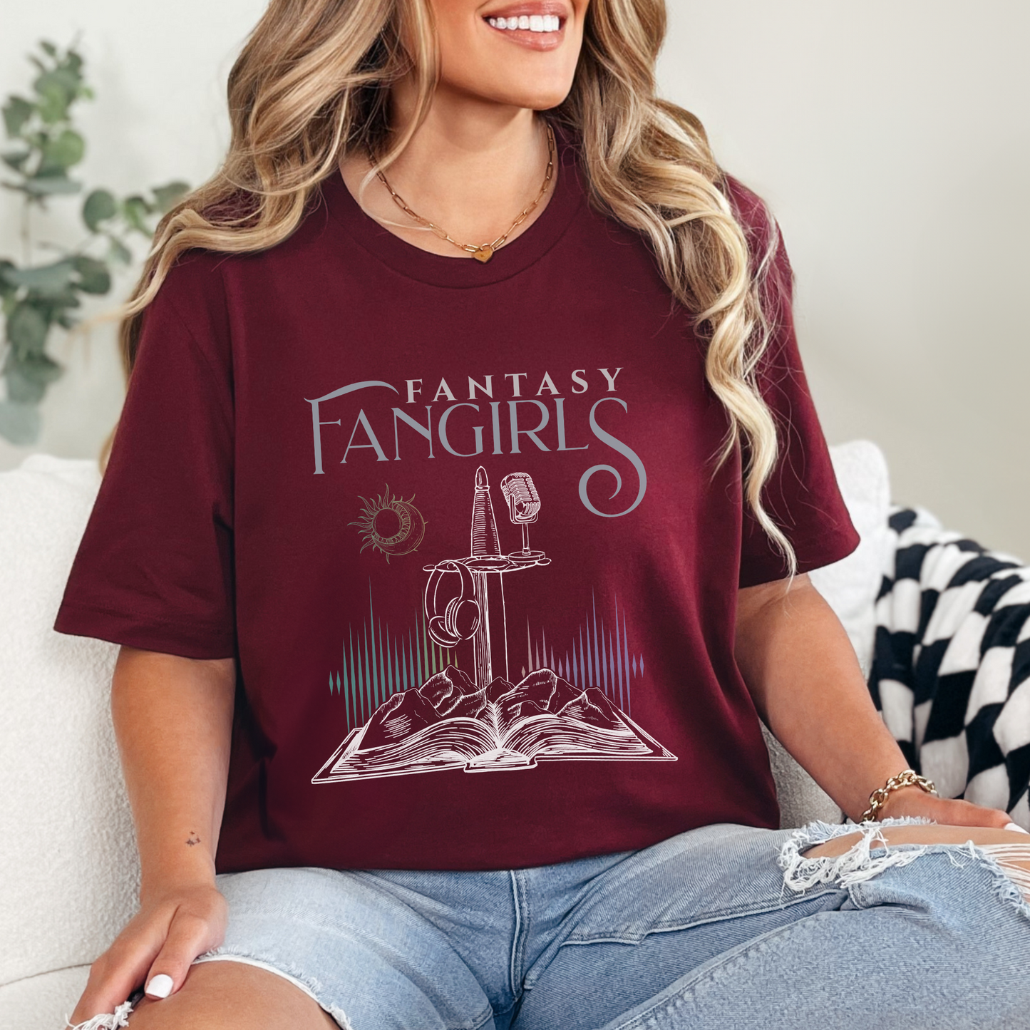 A Court of Mics & Headphones Unisex Tee