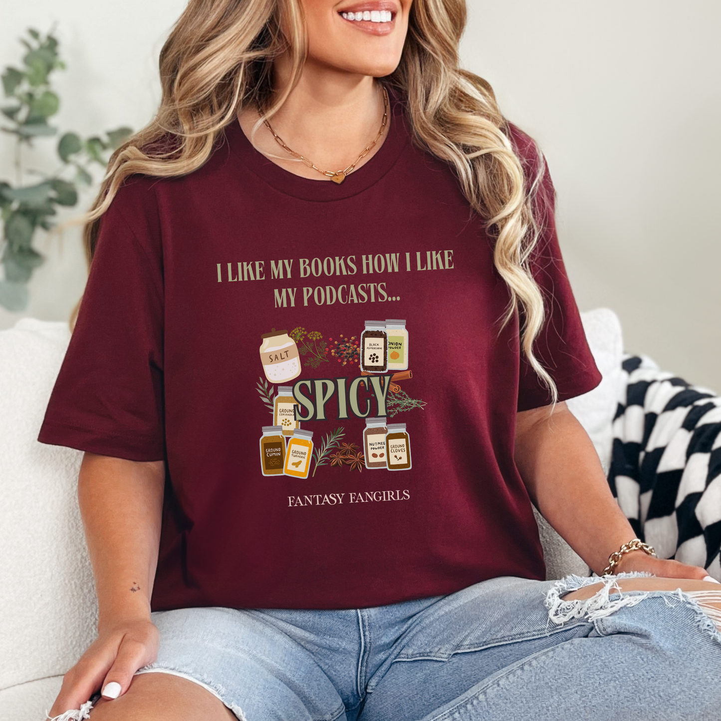 I Like My Podcasts Spicy Unisex Tee