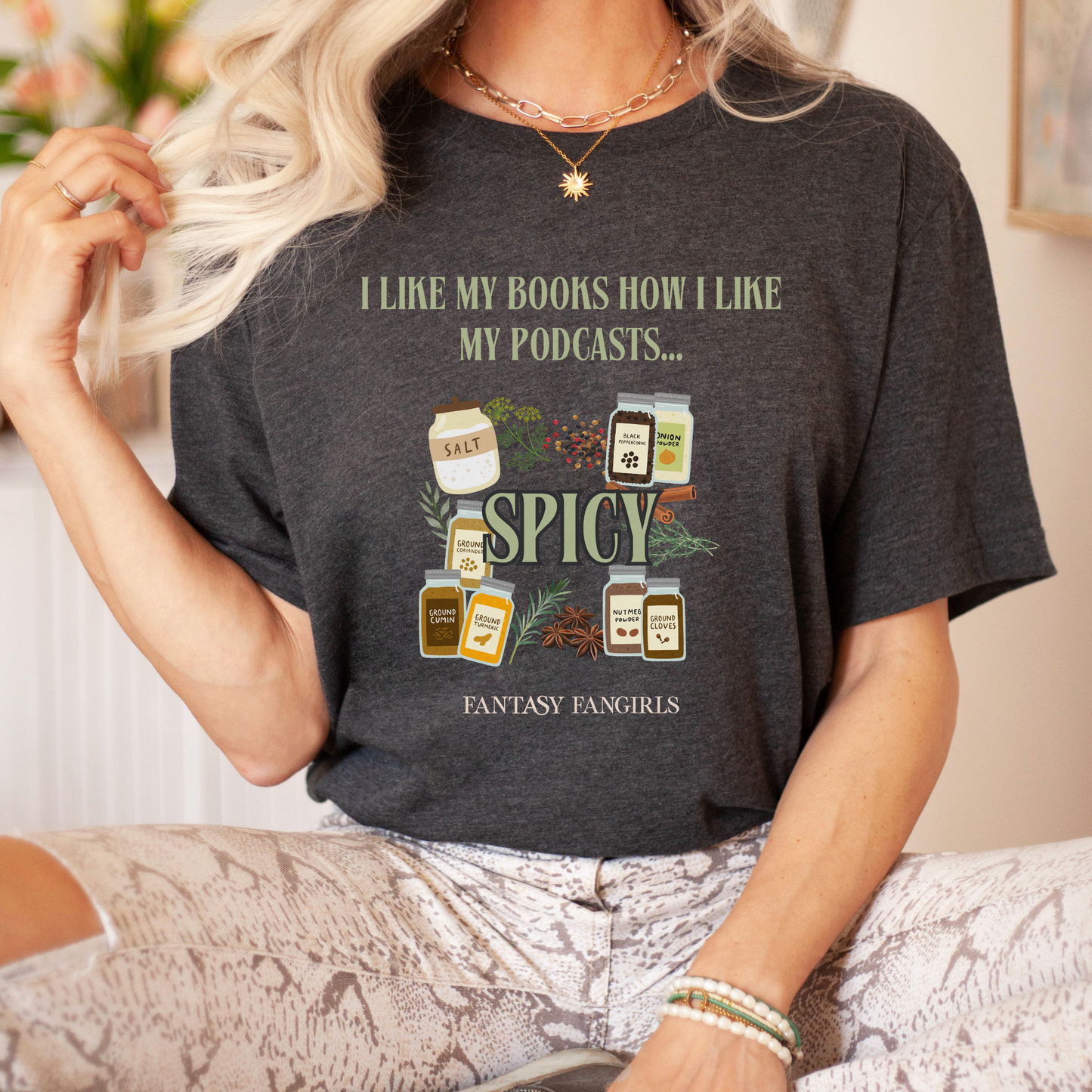 I Like My Podcasts Spicy Unisex Tee