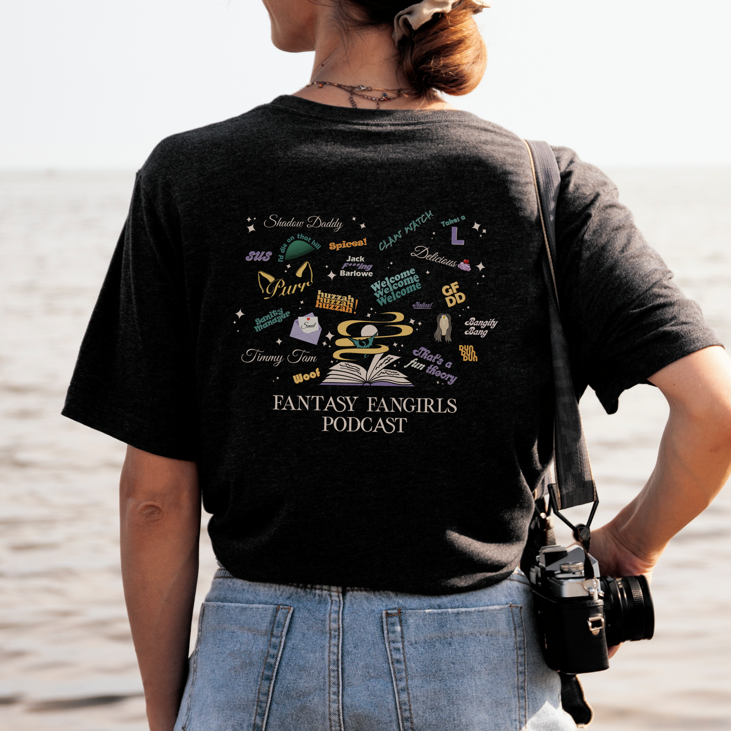 Fantasy Fangirls Collage Unisex Tee