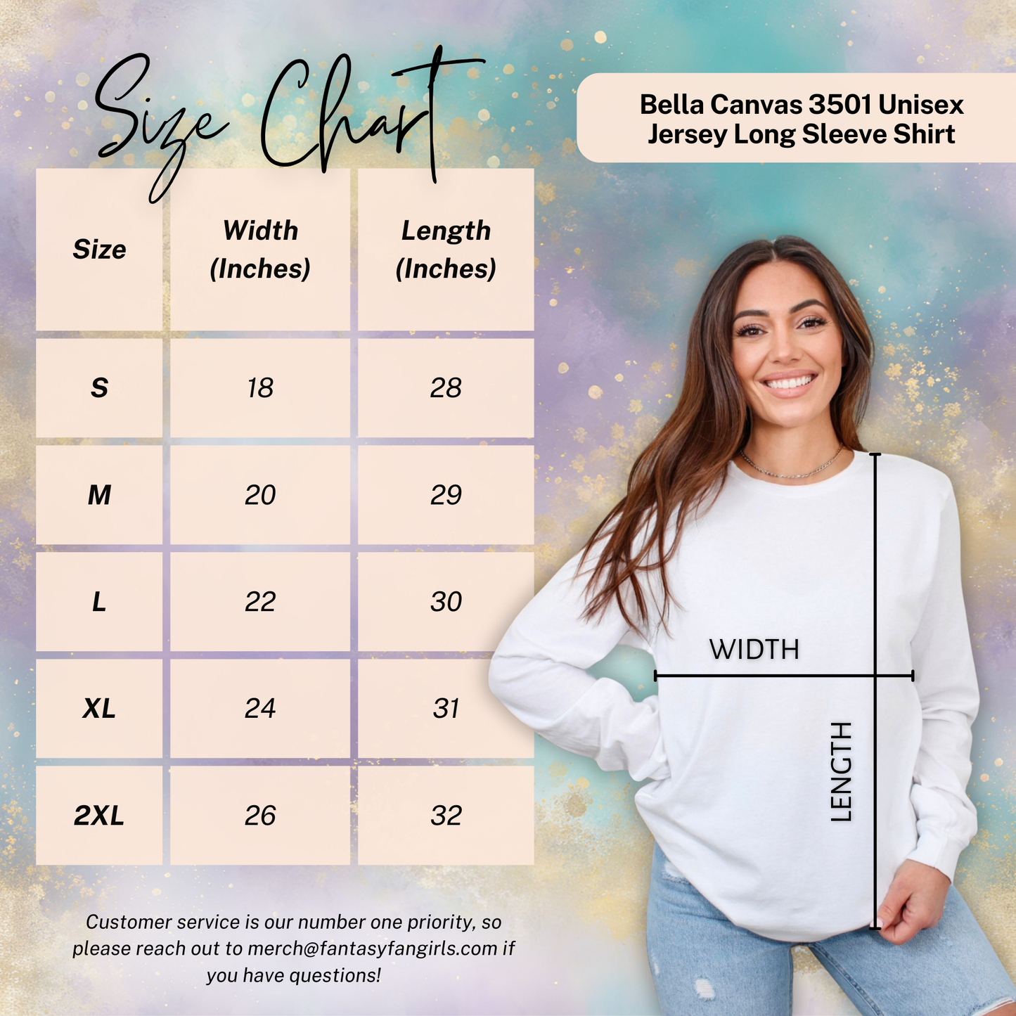 Fantasy Fangirls Podcast Unisex Long Sleeve Shirt