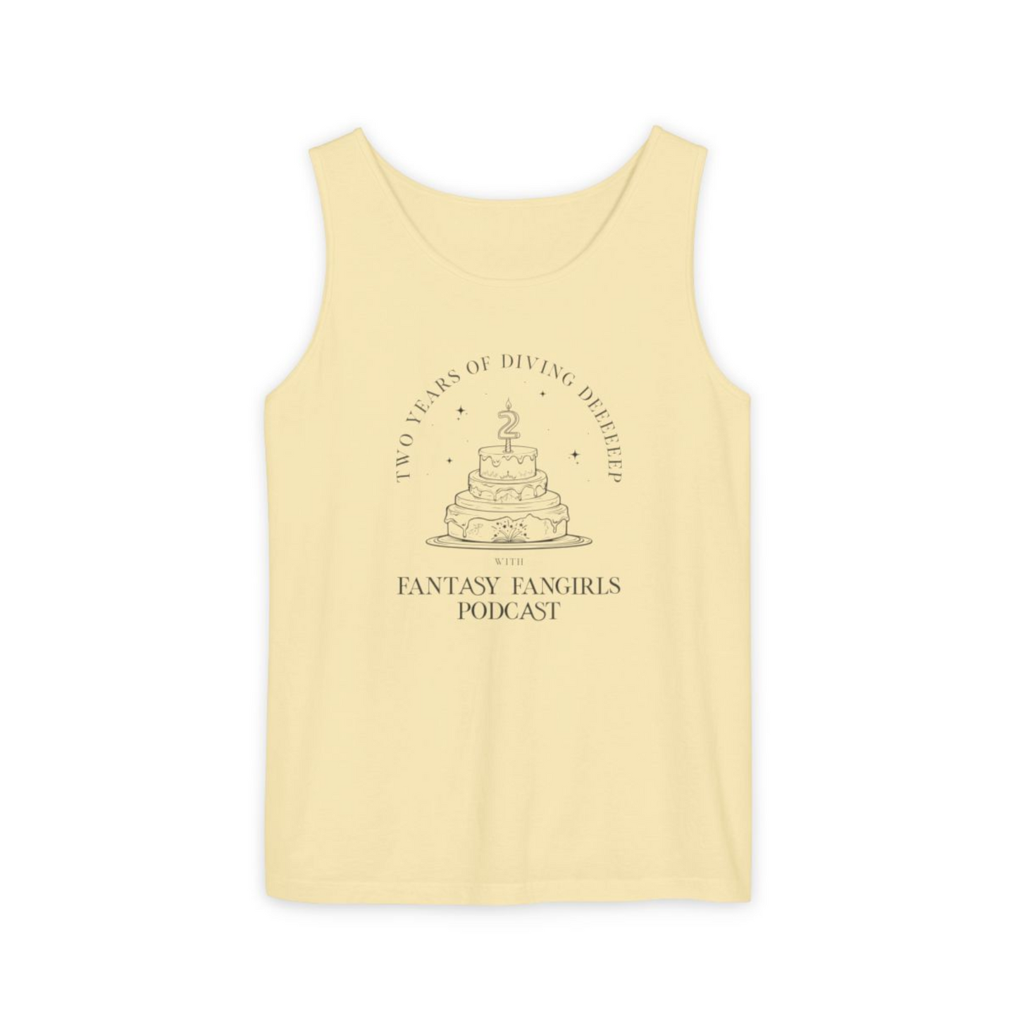 LIMITED TIME: 2 Year Anniversary Birthday Cake Unisex Tank Top