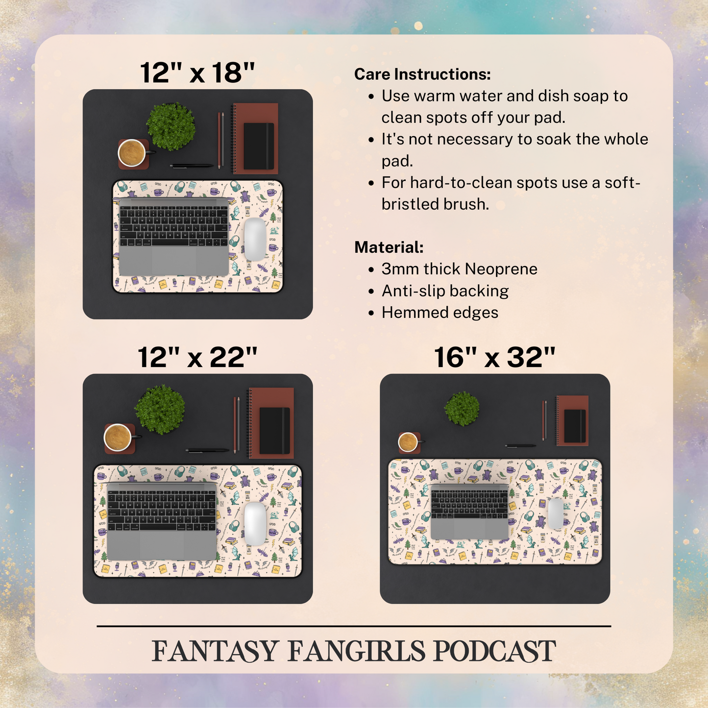 FFG Doodle Desk Mat