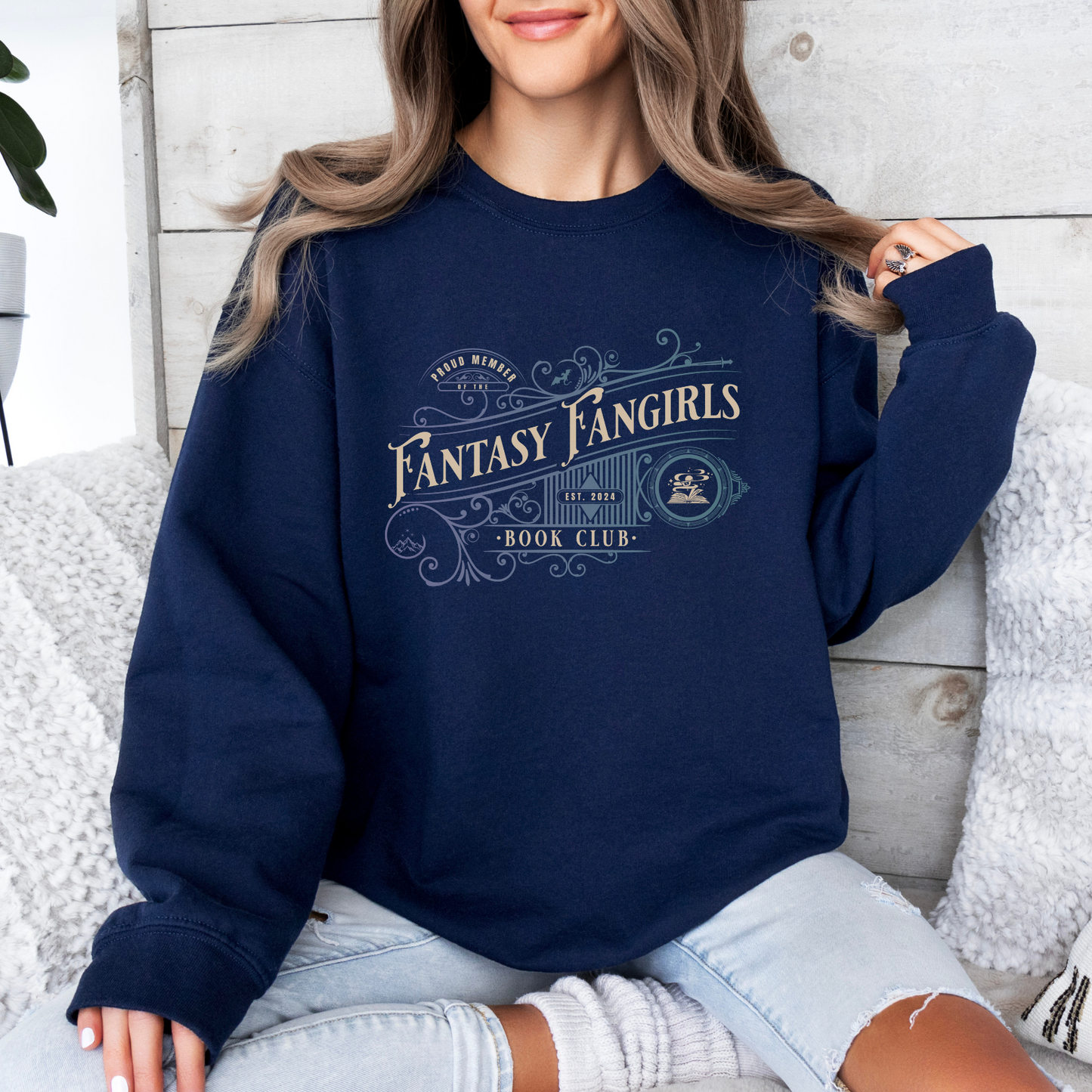 FFG Book Club Sign Unisex Crewneck Sweatshirt (FanClub)