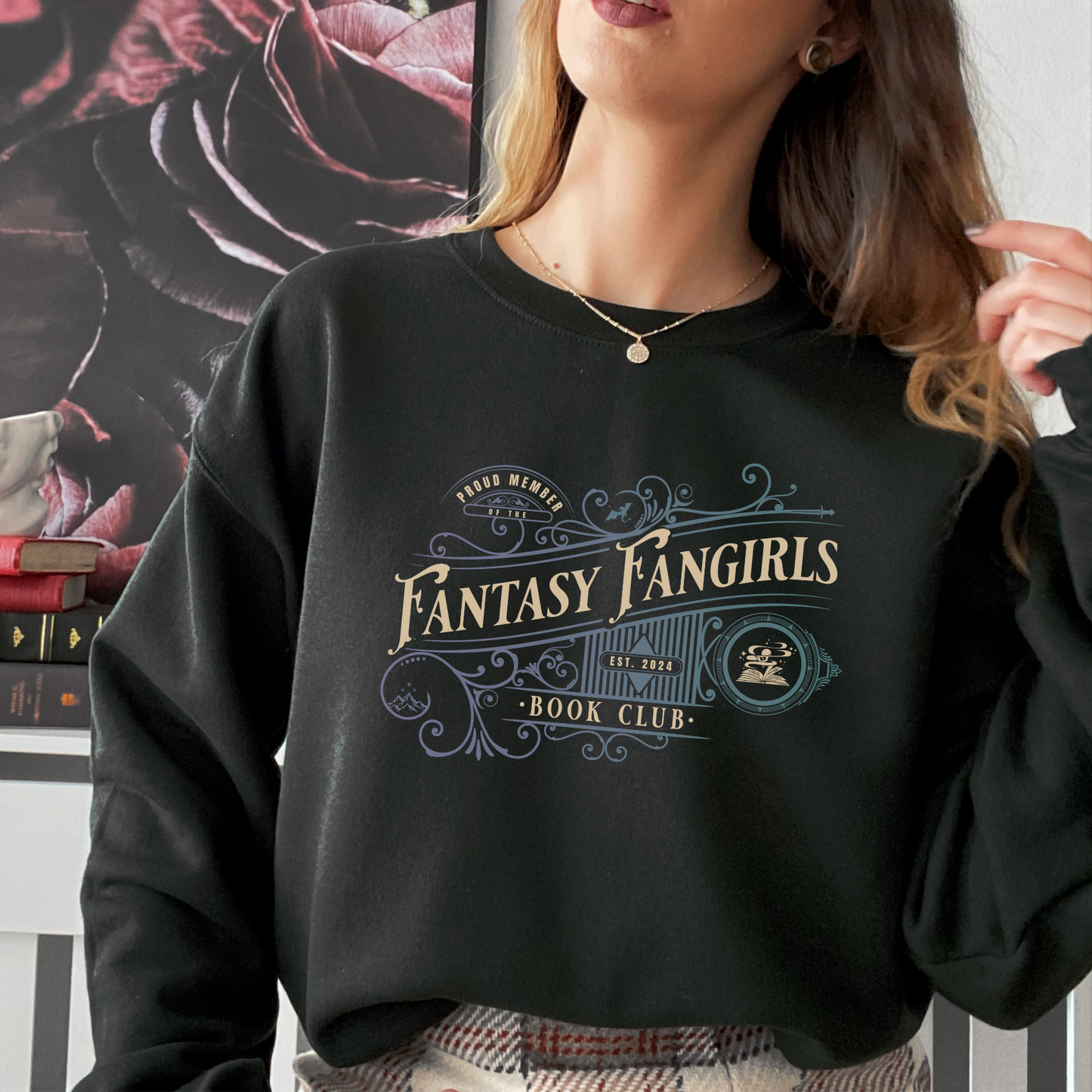 FFG Book Club Sign Unisex Crewneck Sweatshirt (FanClub)