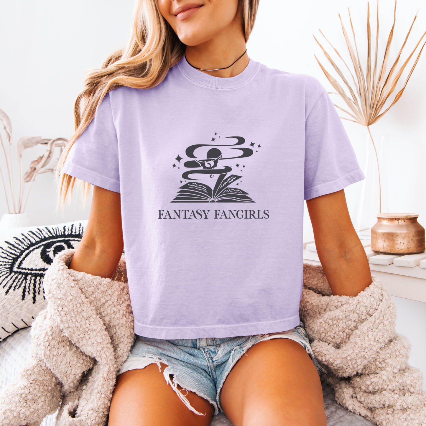 Fantasy Fangirls Logo Women's Crop Top