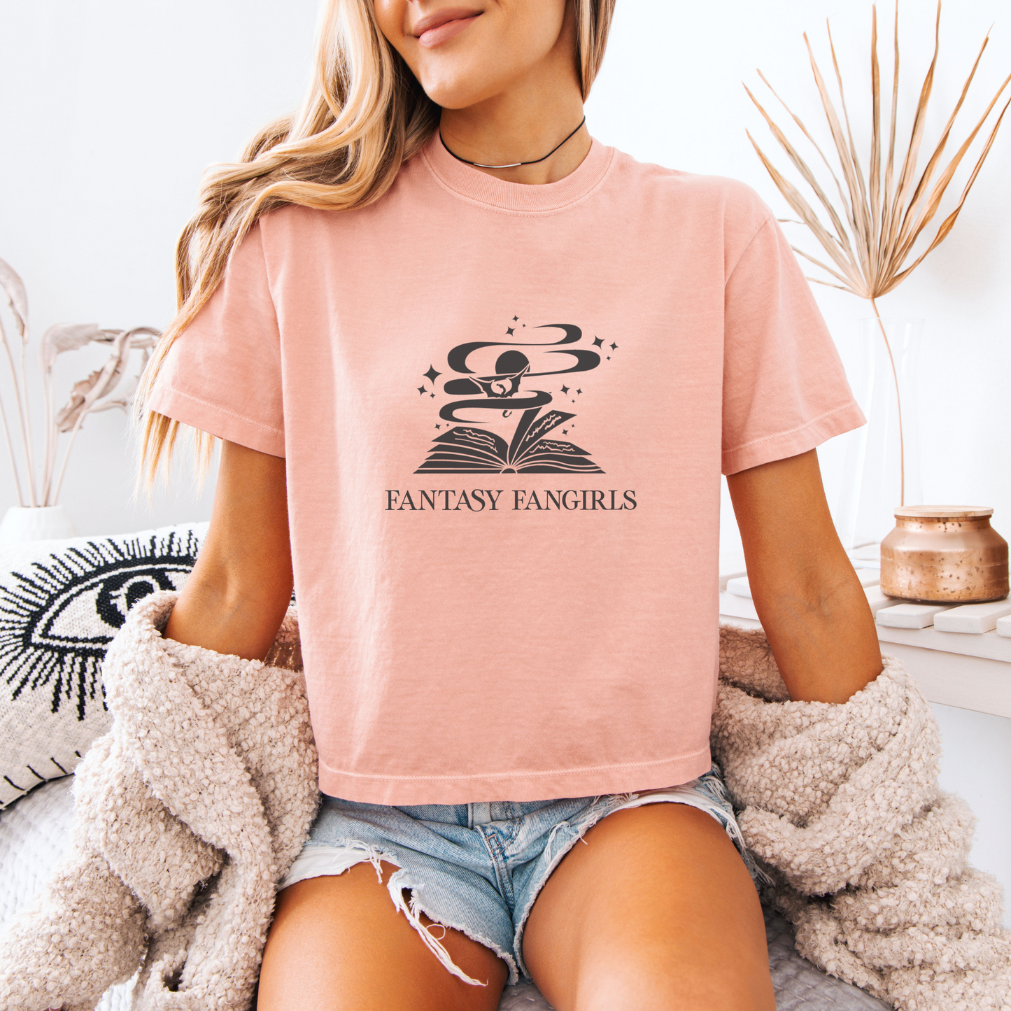 Fantasy Fangirls Logo Women's Crop Top