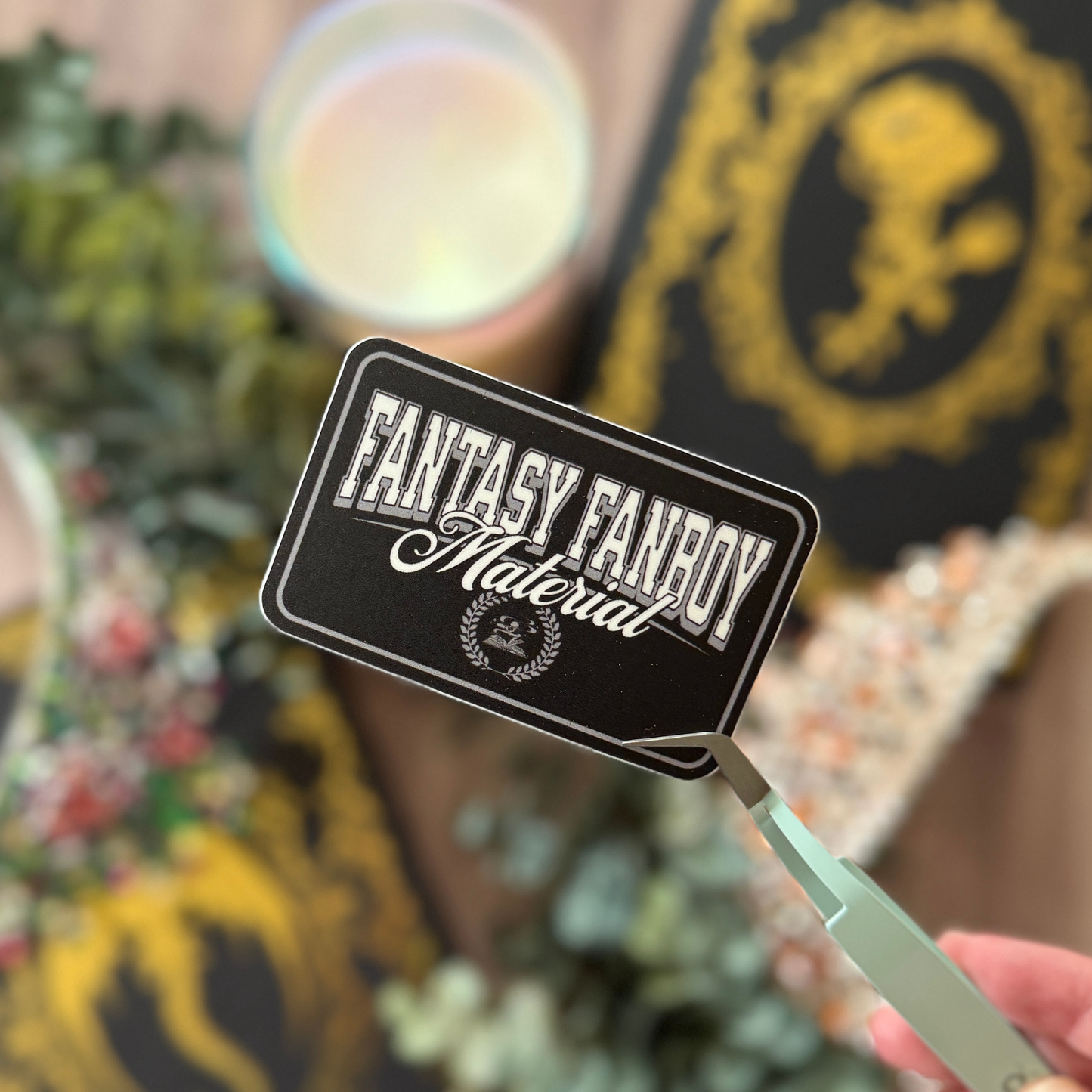 Fantasy Fanboy Material Sticker