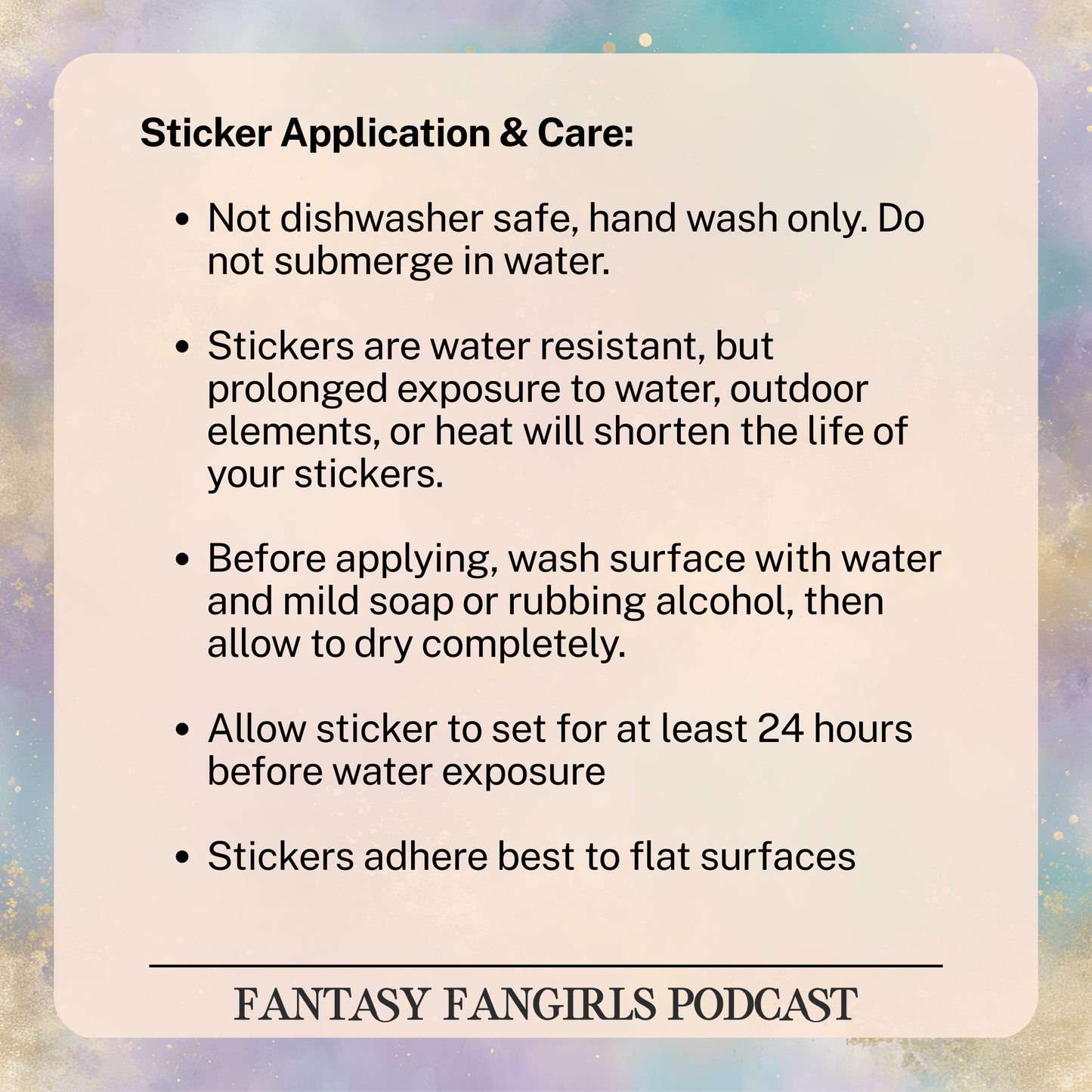 GFDD Acronym Sticker