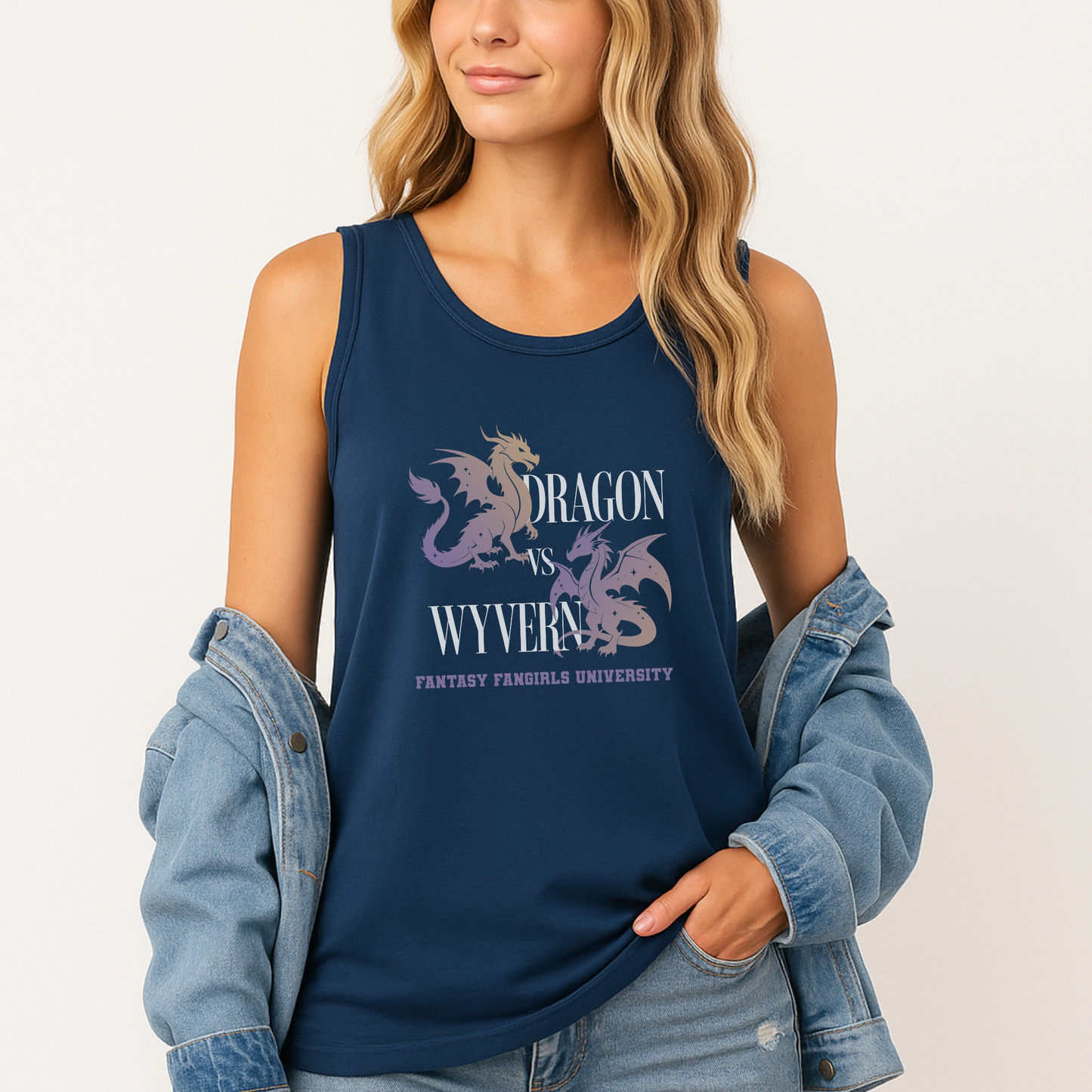 Dragon vs Wyvern Unisex Tank Top