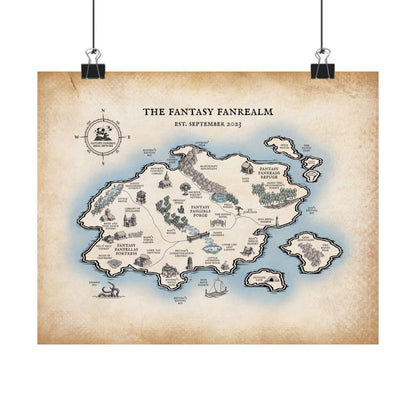 Three Year Anniversary - Map Poster