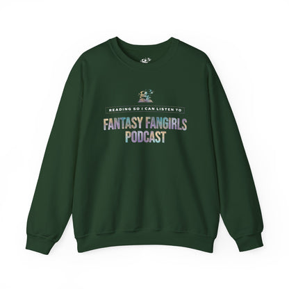 Reading So I Can Listen To FFG Unisex Crewneck Sweatshirt