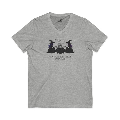 Fantasy FanWitches Unisex Sleeve V-Neck Tee