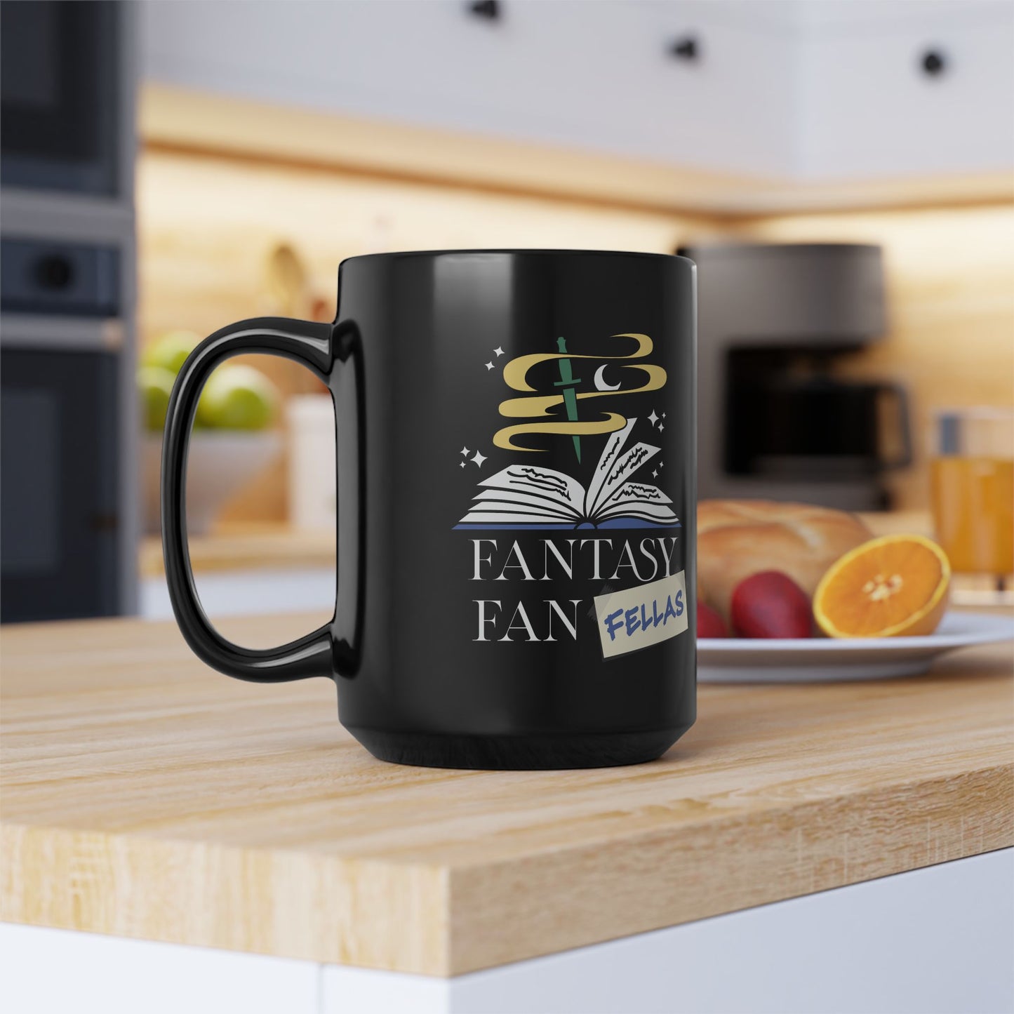 Fantasy FanFellas Black Mug