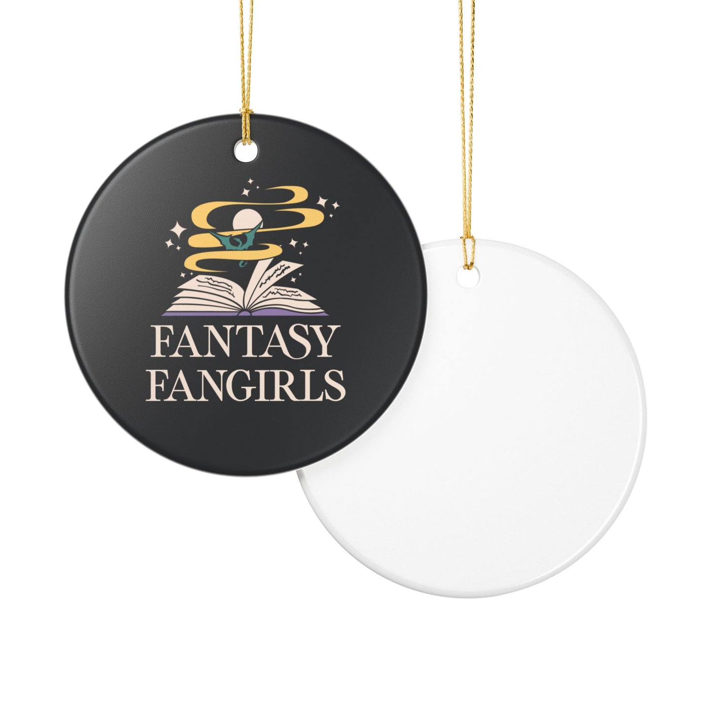 Fantasy Fangirls Logo Ornament