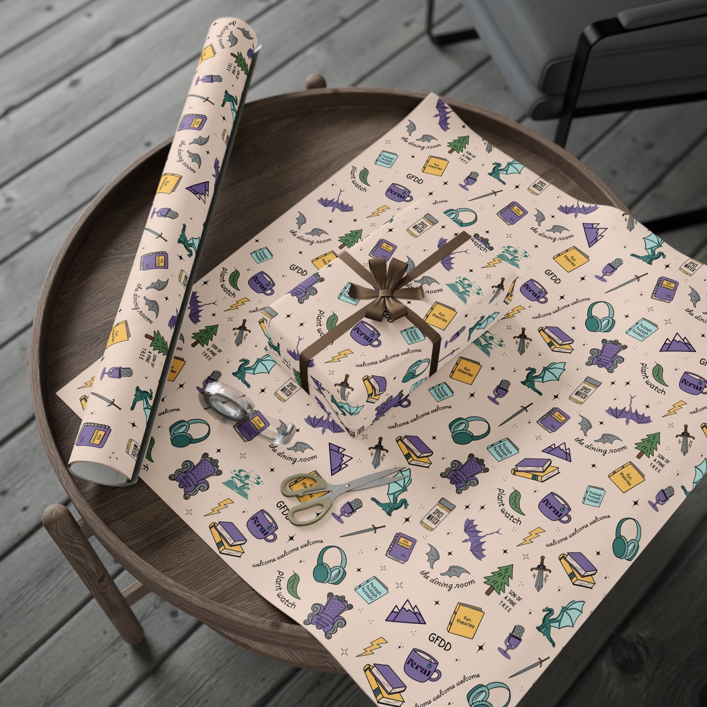 FFG Doodle Wrapping Paper