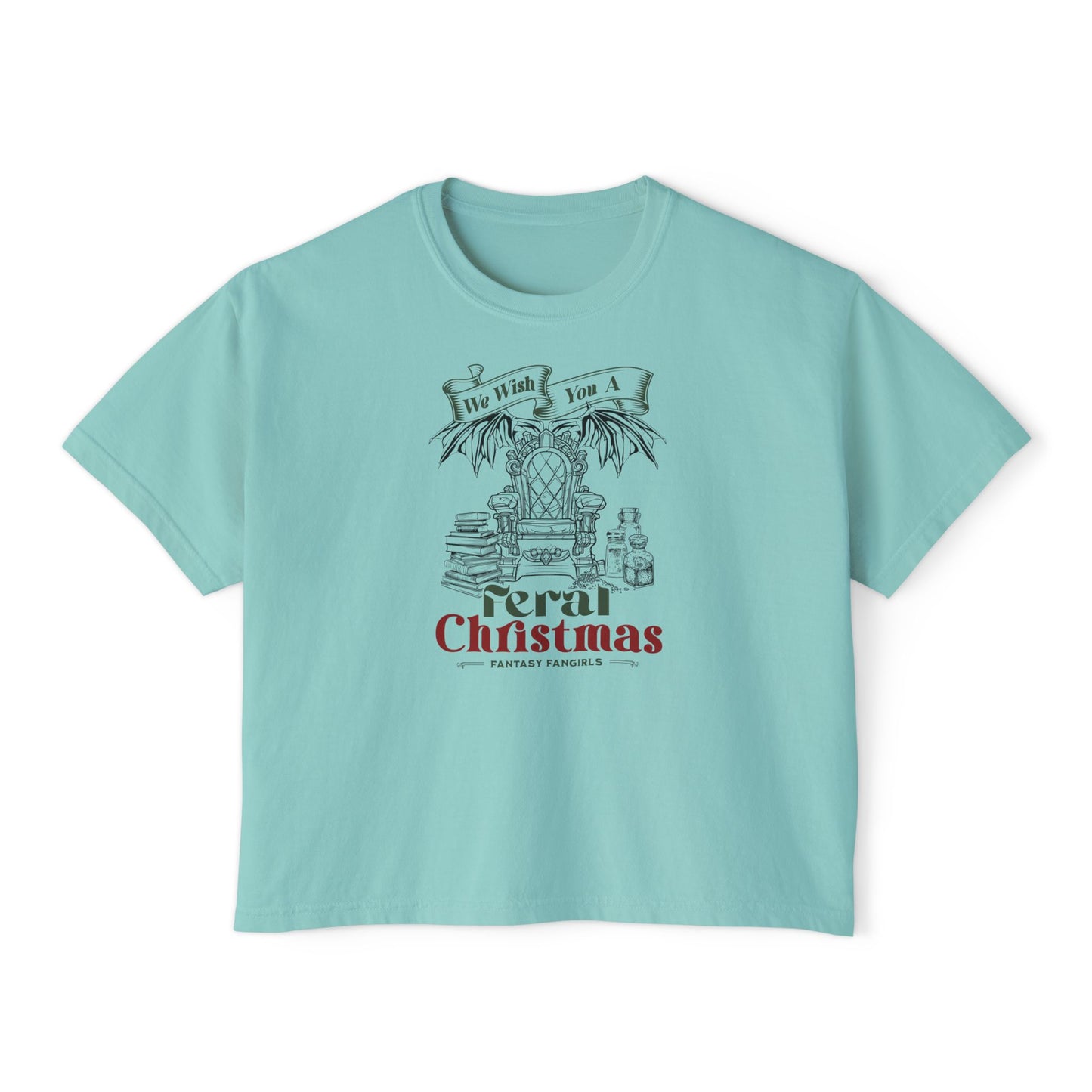 Feral Christmas Women's Crop Top