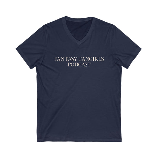 Fantasy Fangirls Unisex Sleeve V-Neck Tee