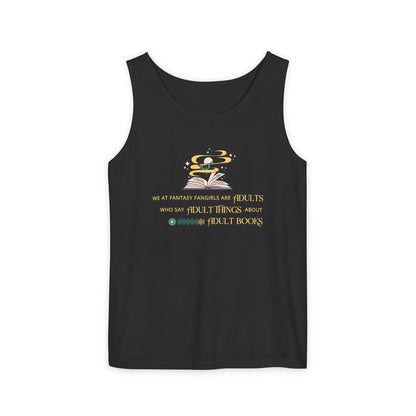 Adults Who Say Adult Things Unisex Tank Top